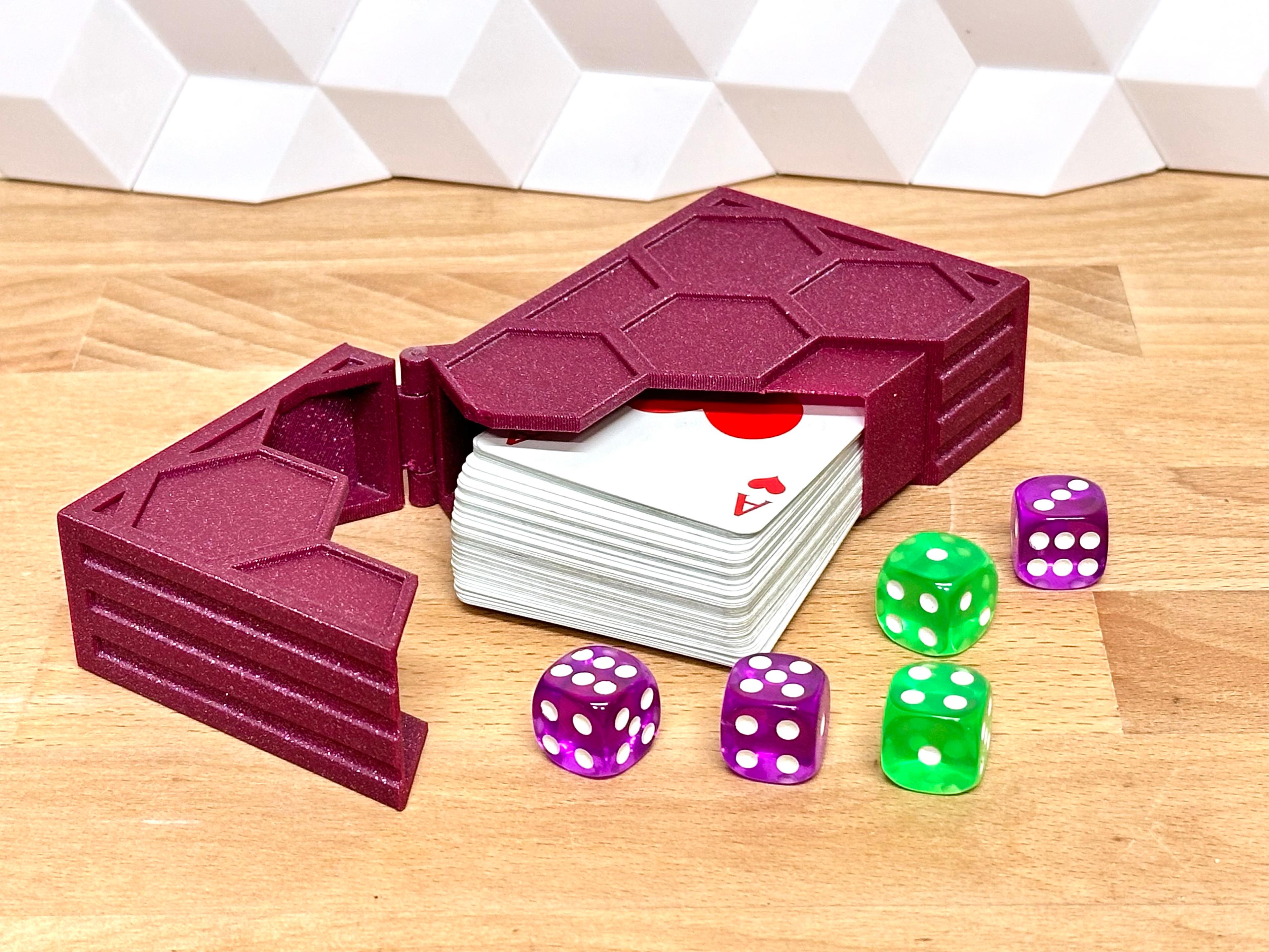 Beautiful Game Box (For Cards or Dice) 3d model