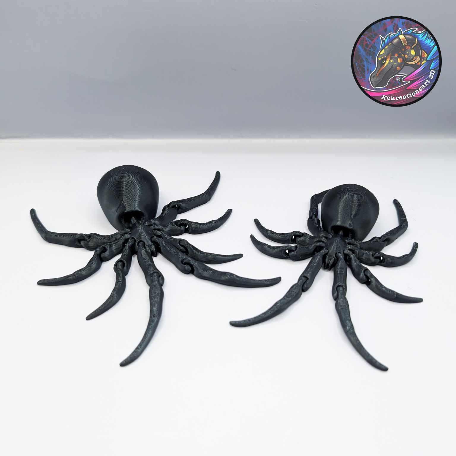 flexi black widow spider 3d model