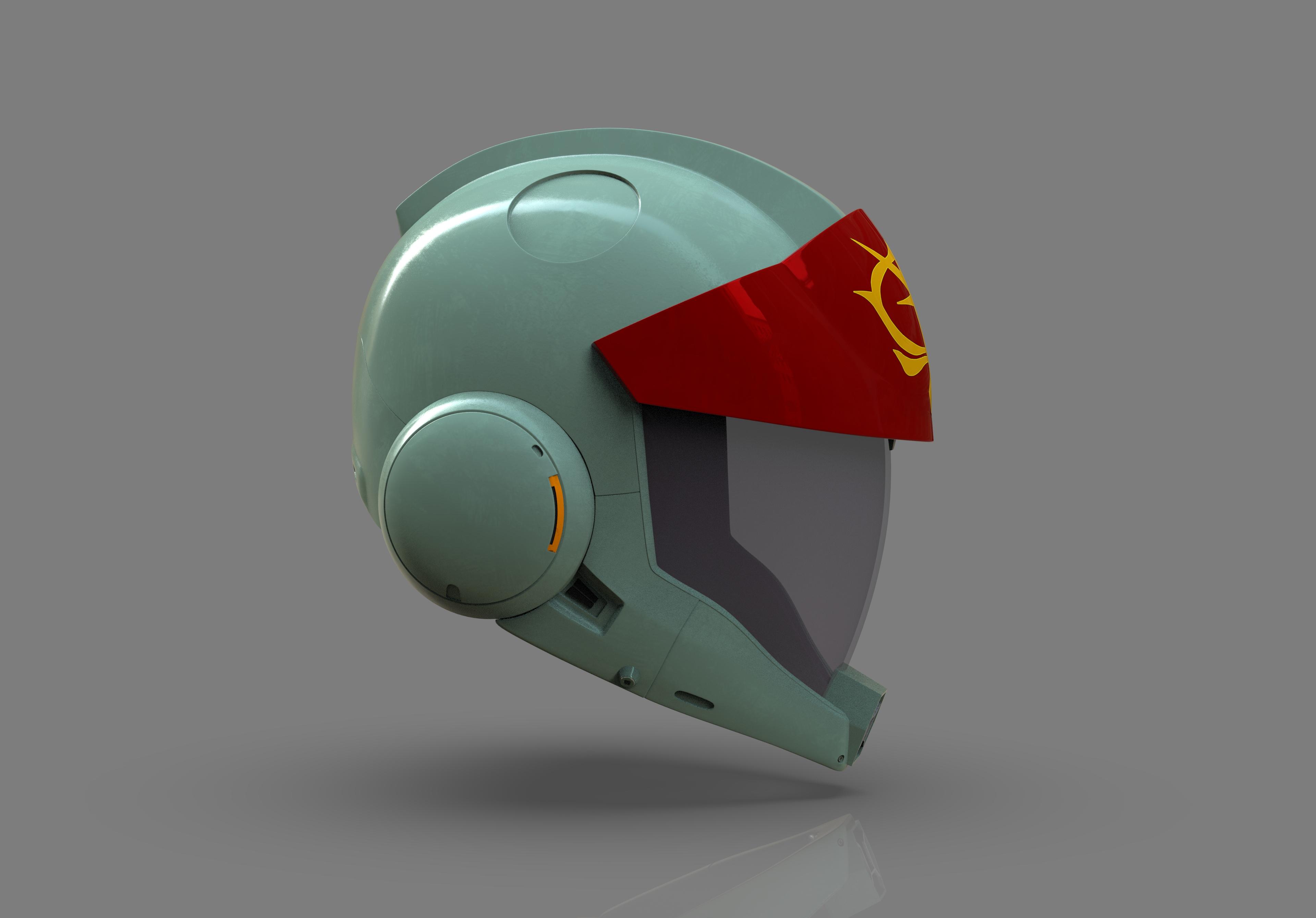 Gundam Requiem Pilot Helmet 3d model