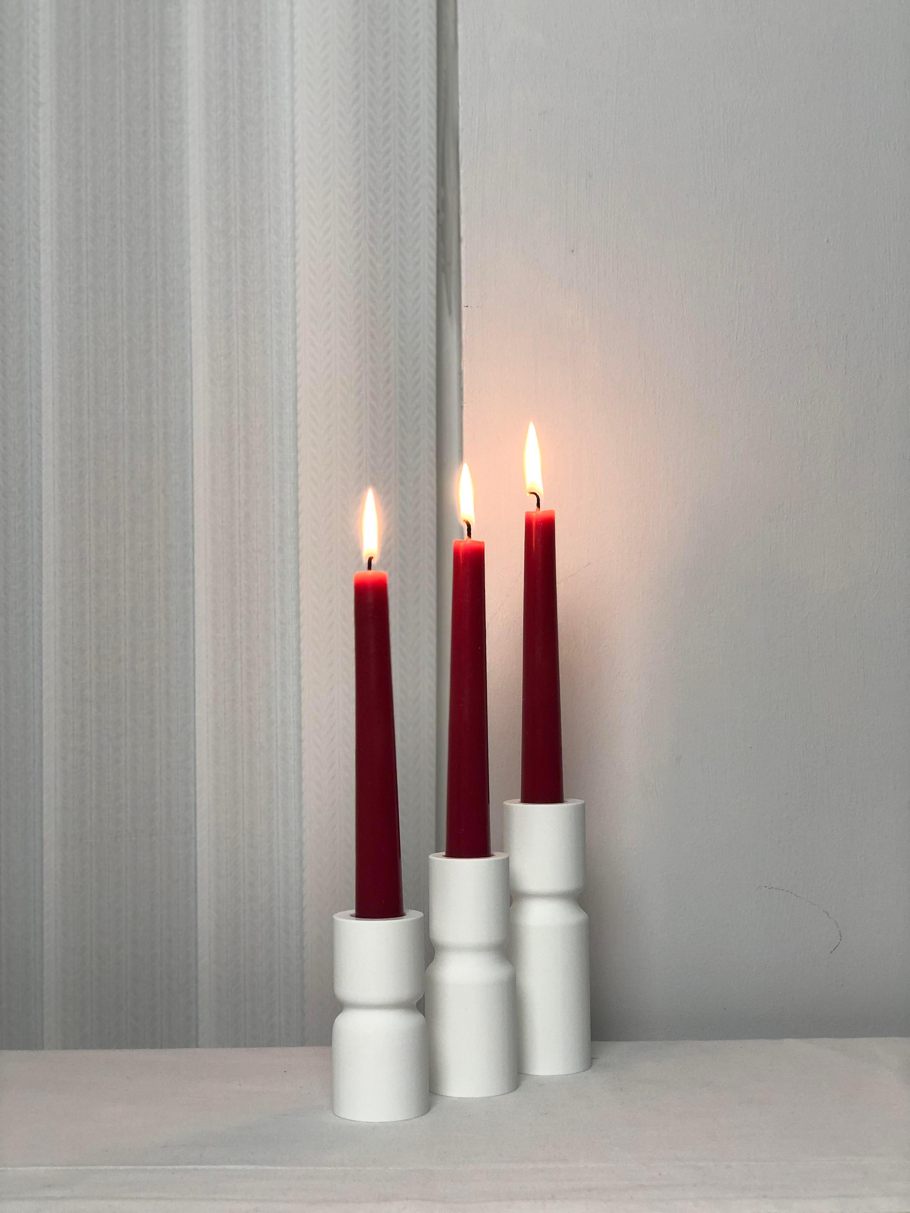 Candle Holder Set of 3 3d model