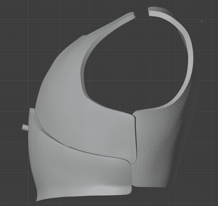 Cuirass Placard, Plate body, Chest plate, Breast Plate 3d model