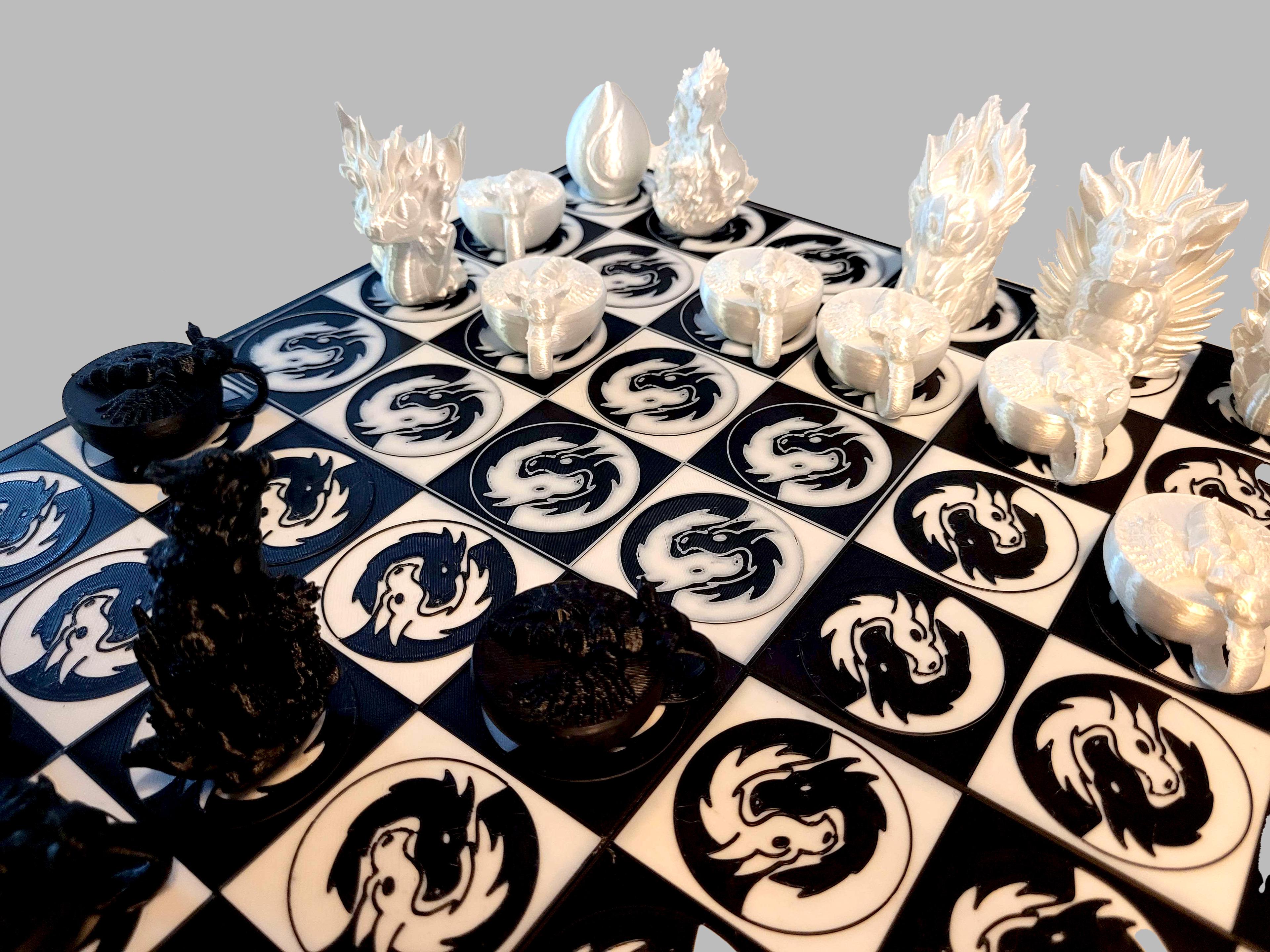 Dragon Chess, Personal Use 3d model