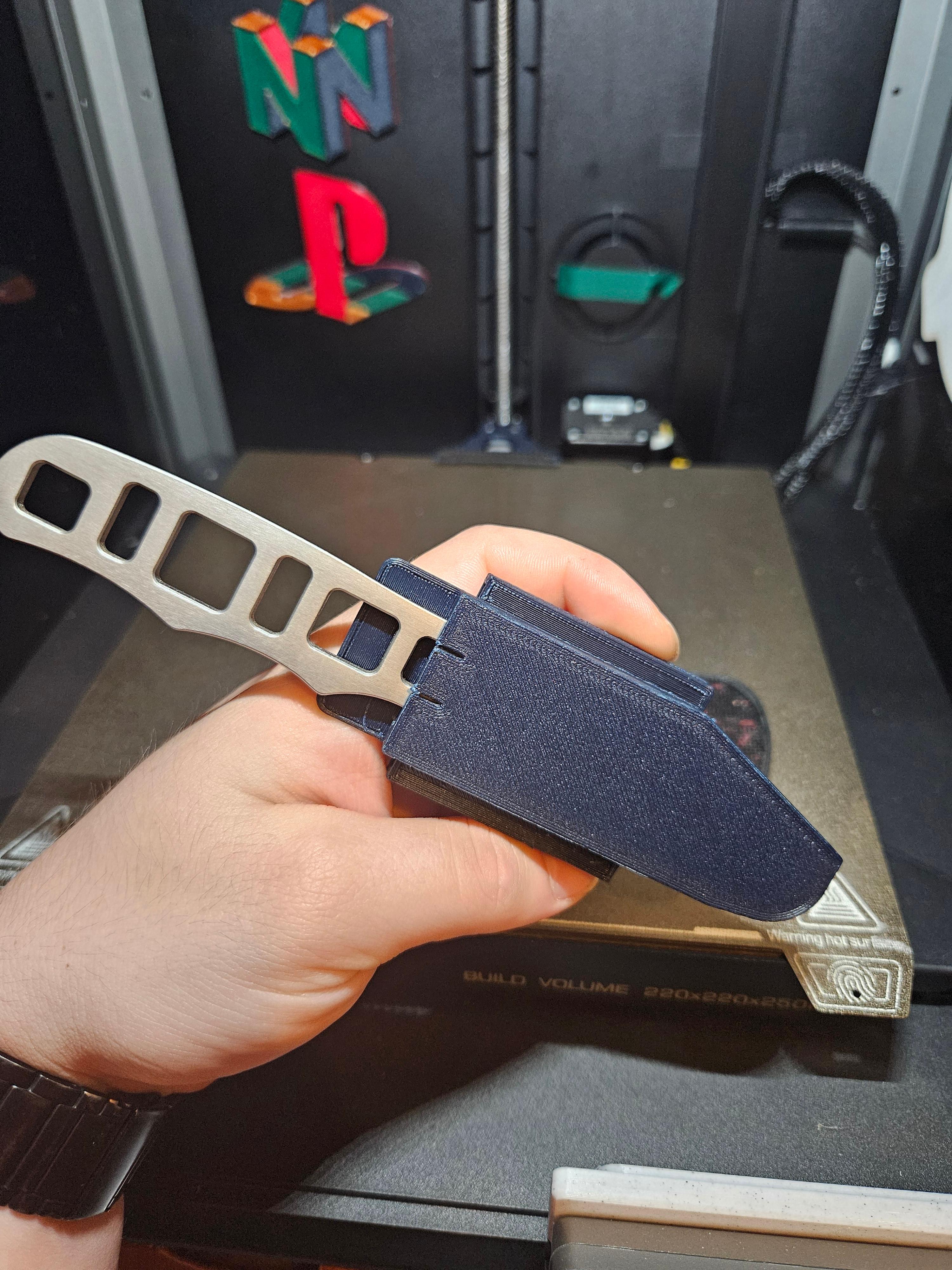 Crkt fixed blade belt sheath.stl 3d model