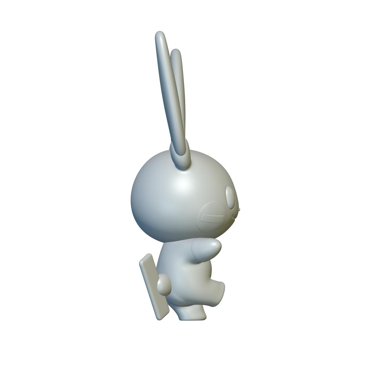 Pokemon Minun #312 - Optimized for 3D Printing 3d model