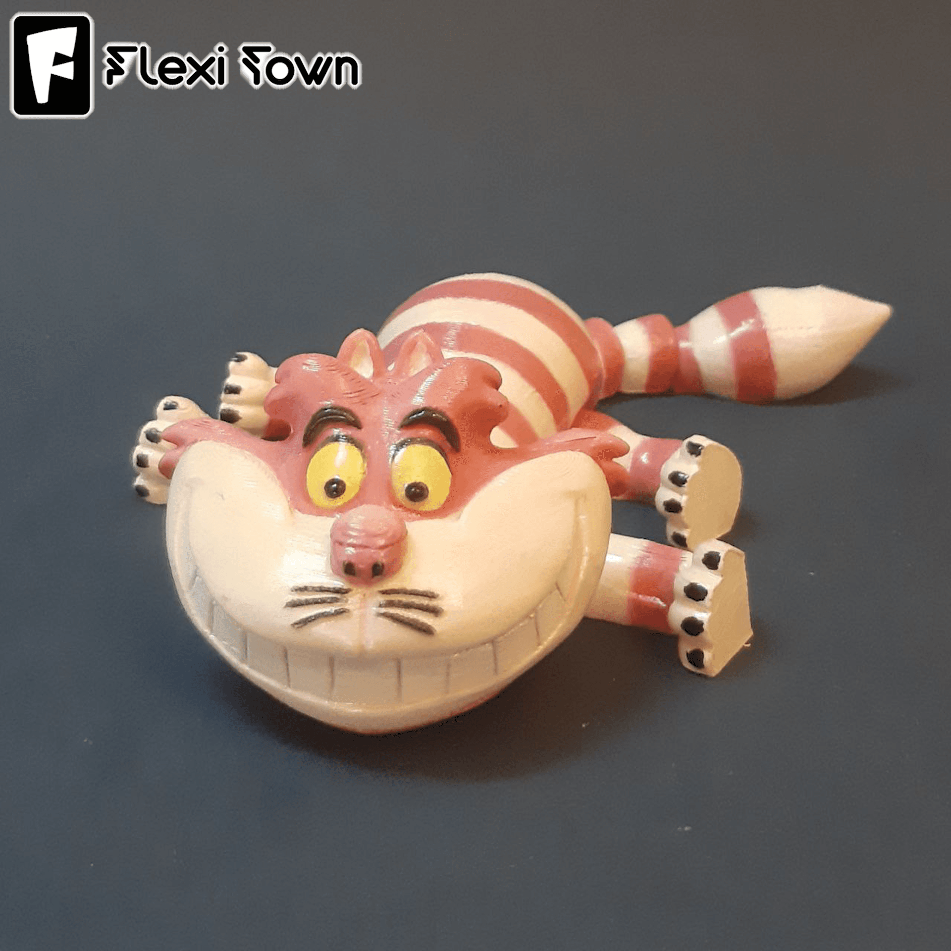 Flexi Print-in-Place Cheshire Cat 3d model