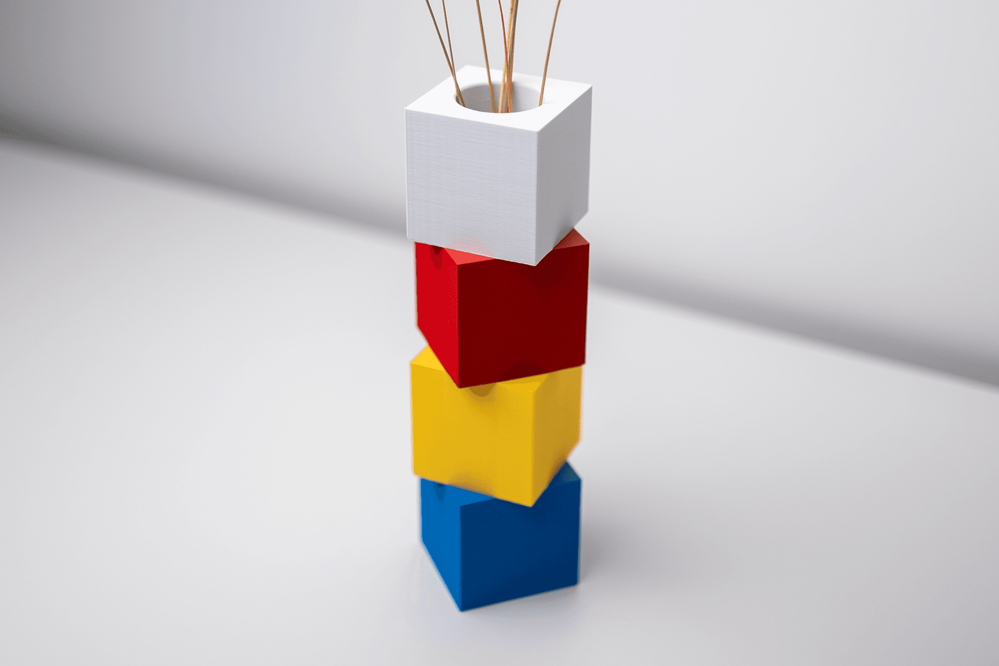 Block Vase 3d model