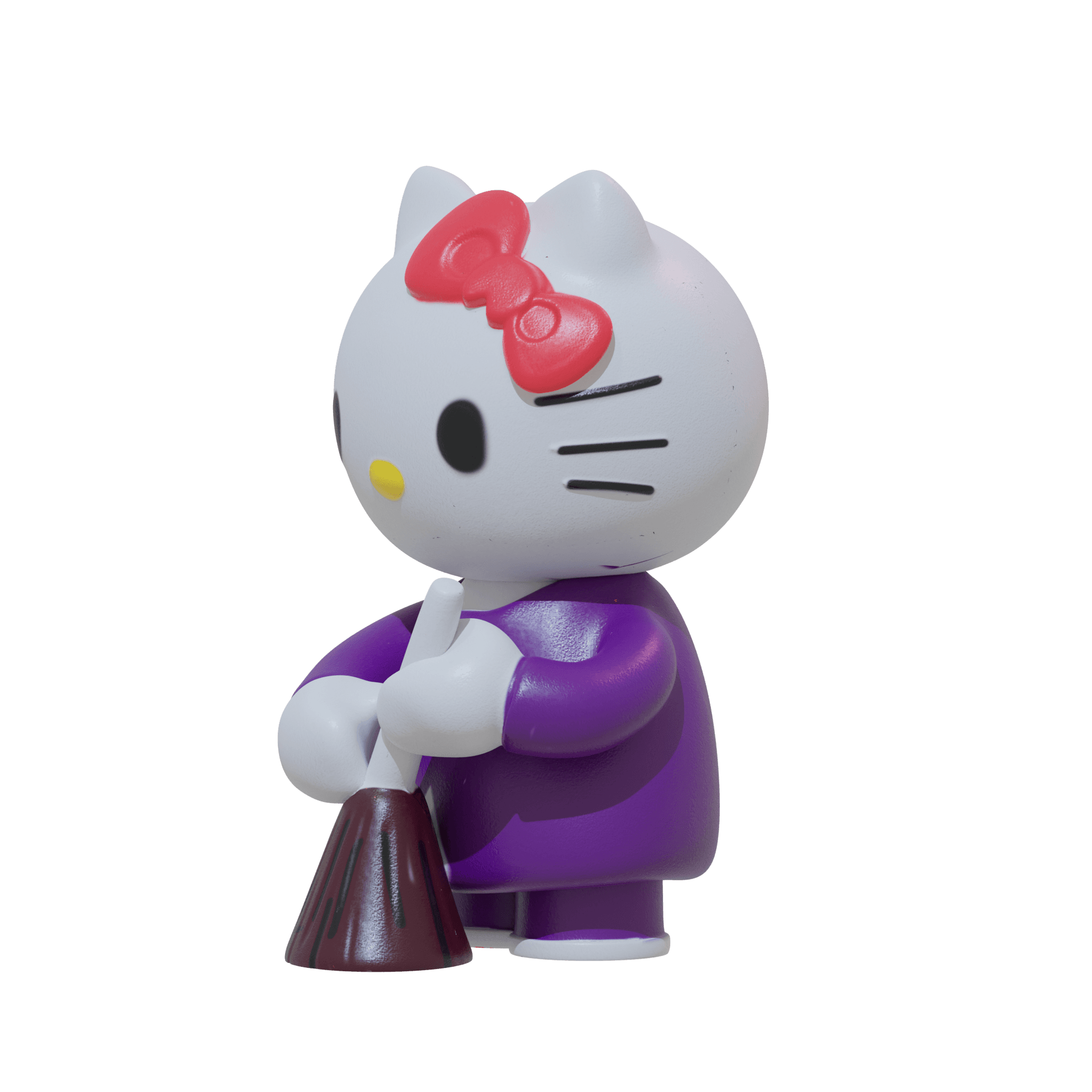 Hello Kitty Cleaning 3d model