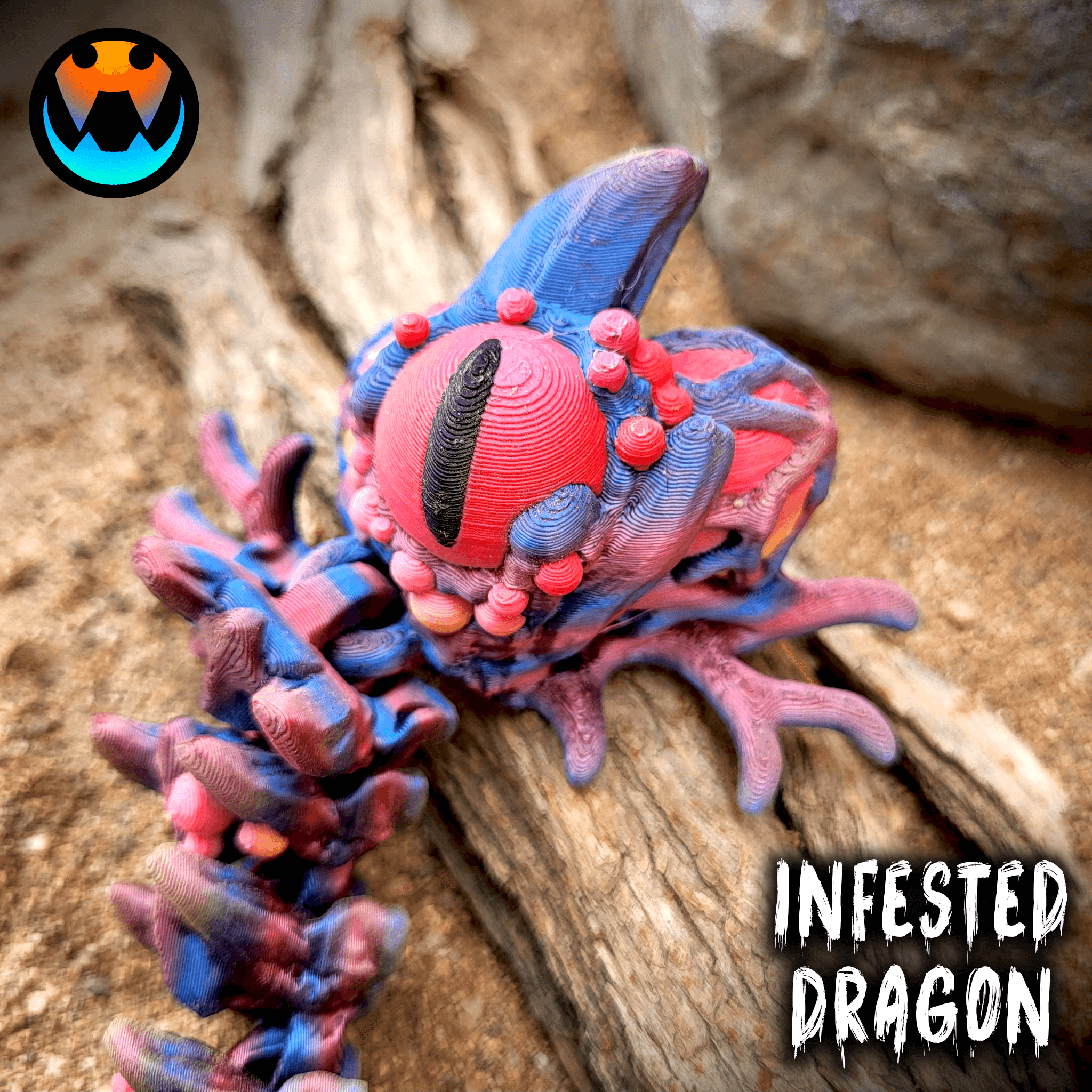 Infested Dragon 3d model