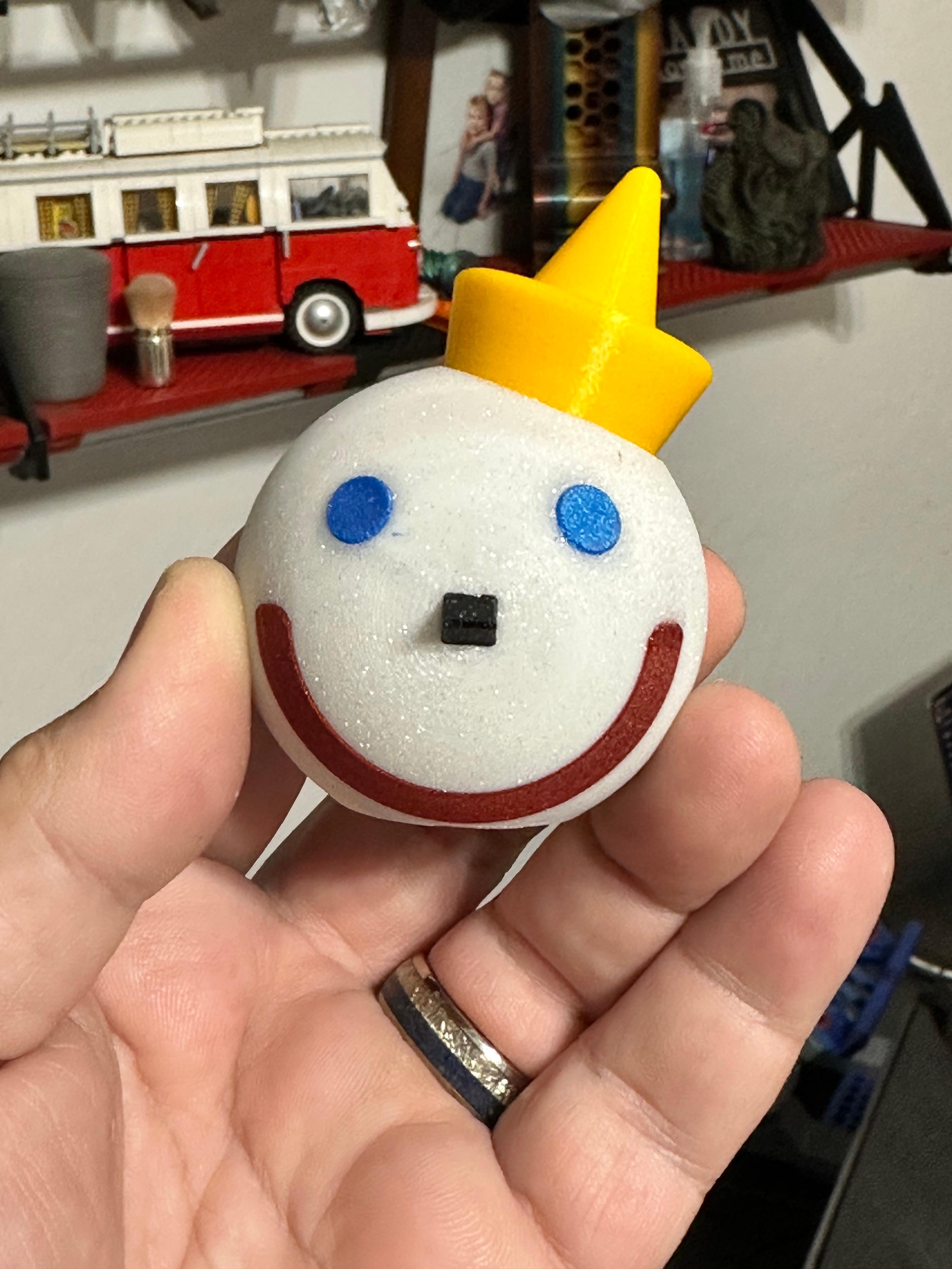 Jack in the Box CEO Head - Magnetic Version 3d model