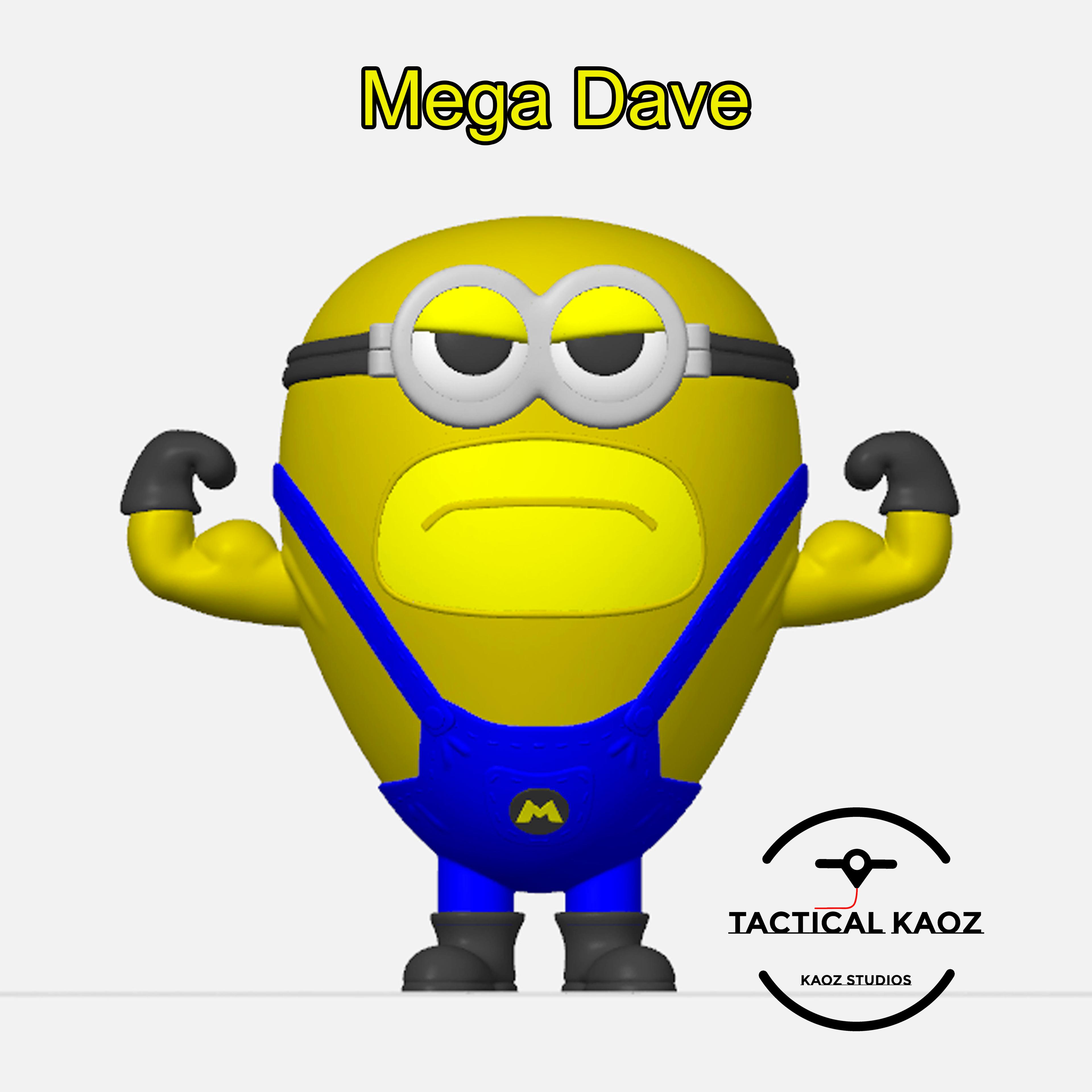 Mega Dave Despicable Me 4 - Painted 3d model