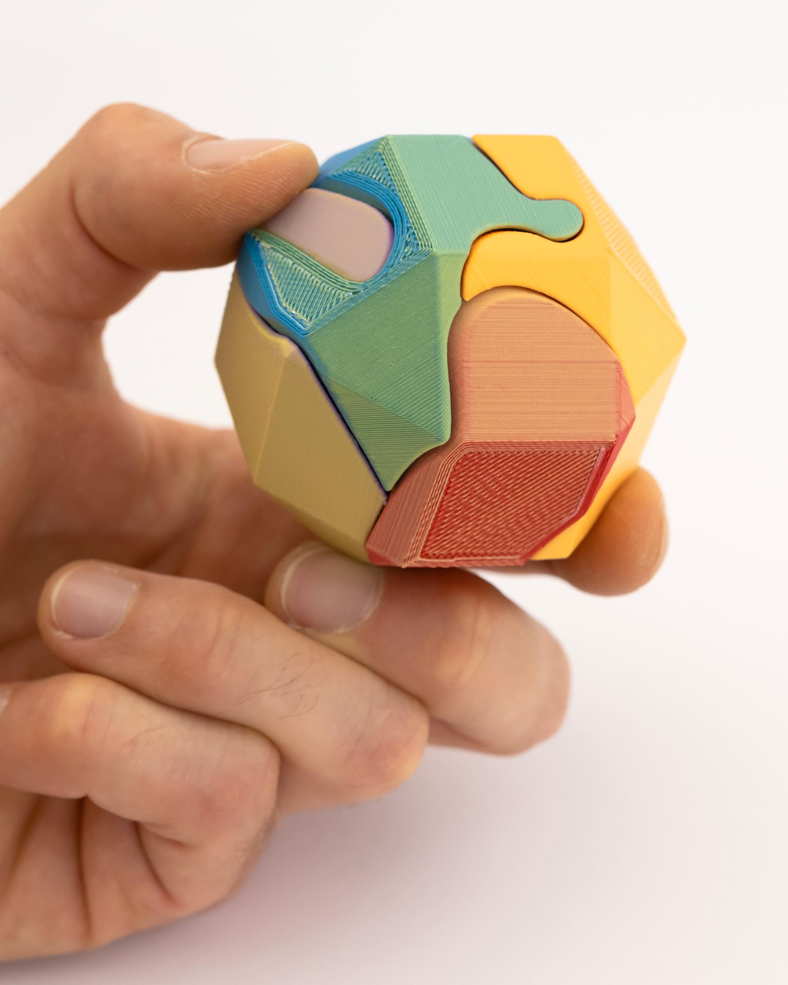 Screwball Puzzle 3d model