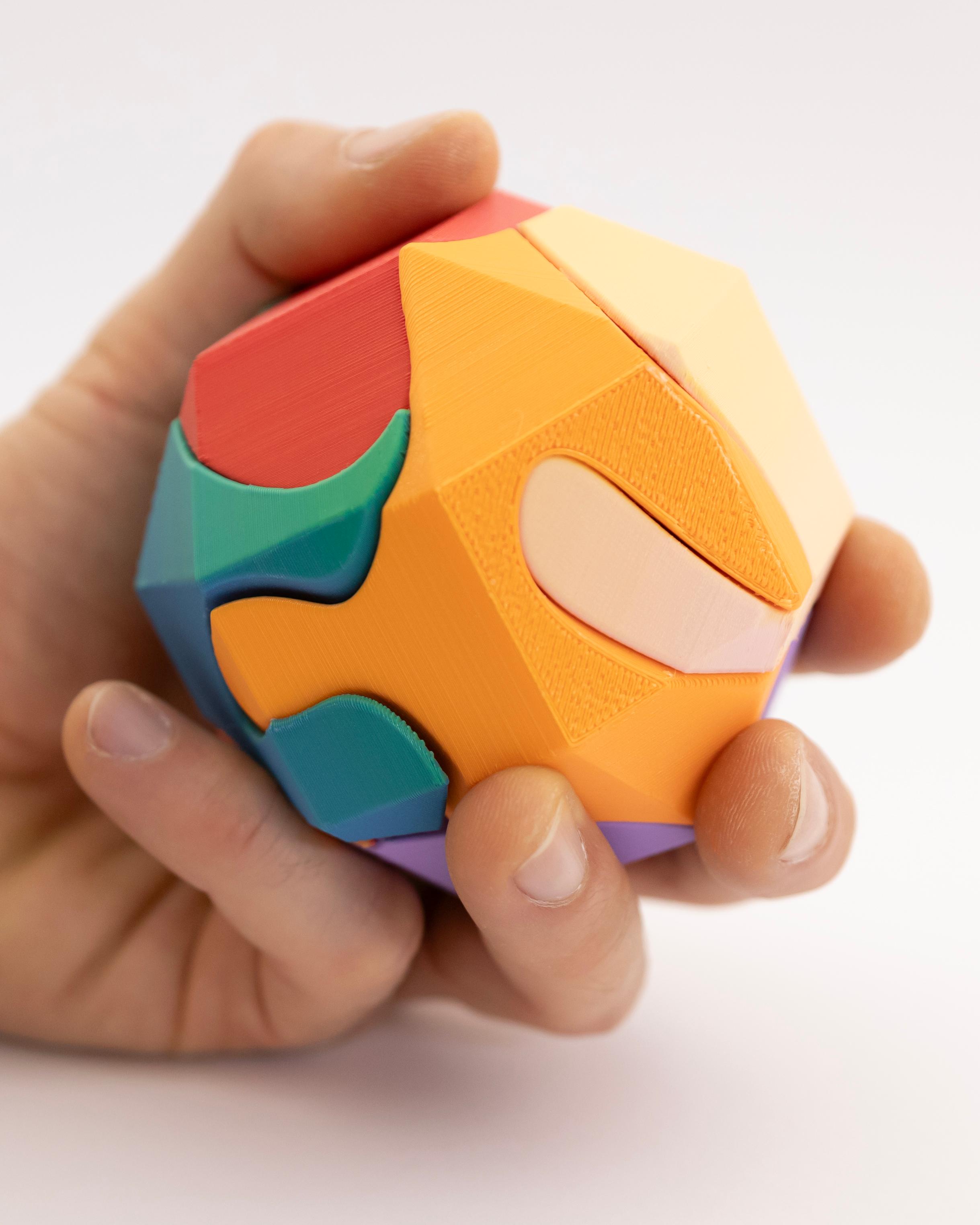 Screwball Puzzle 3d model