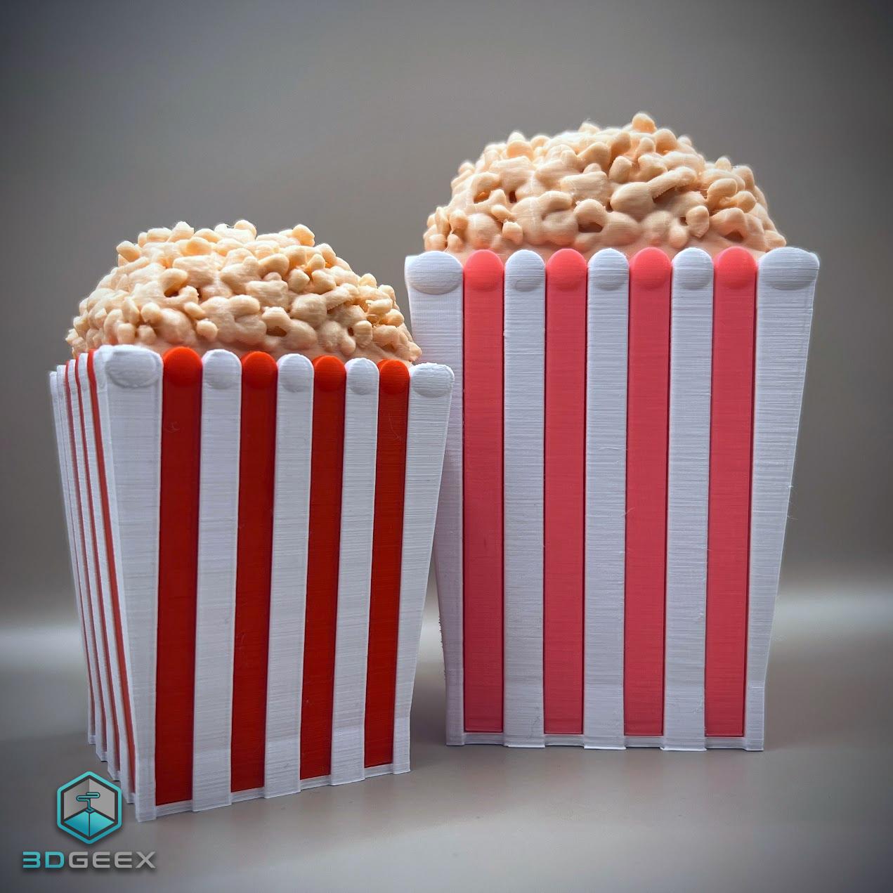 Popcorn Box 3d model