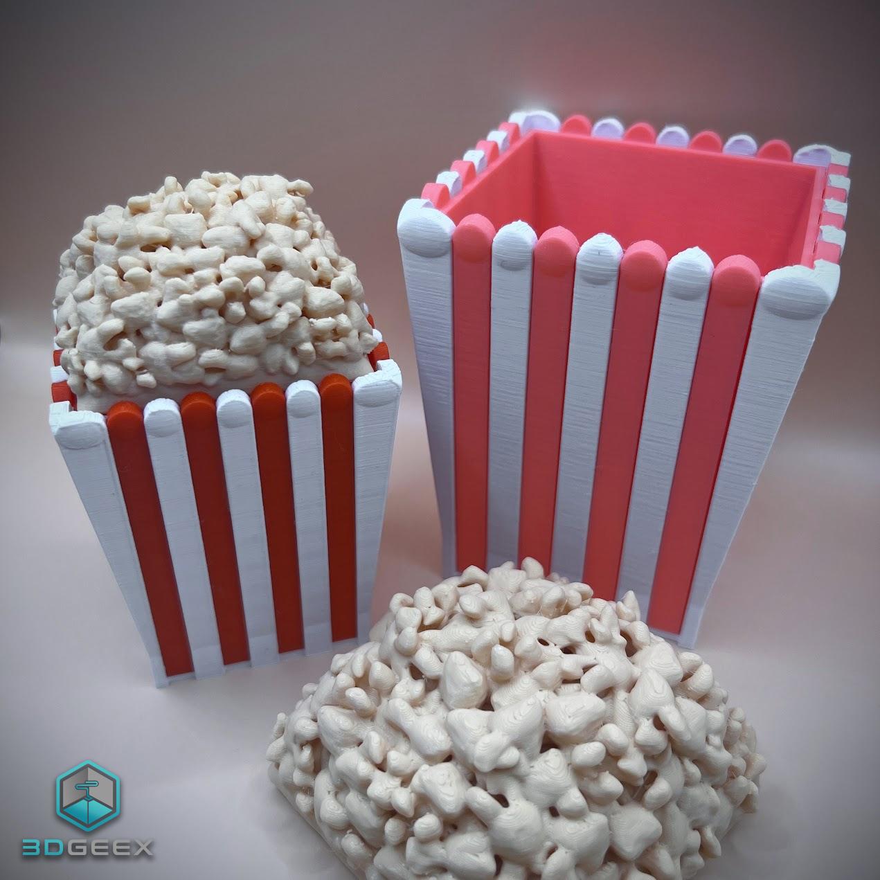 Popcorn Box 3d model