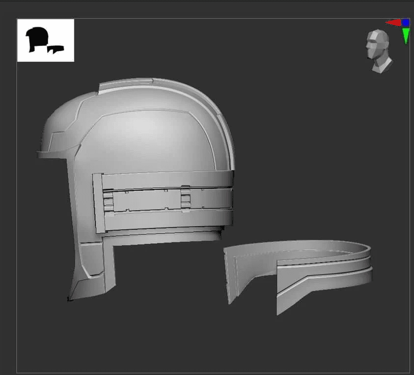 Comic Kang The Conqueror Helmet 3d Print File STL 3d model