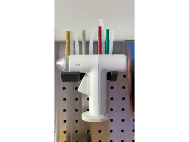 Hoto Glue gun pegboard 3d model