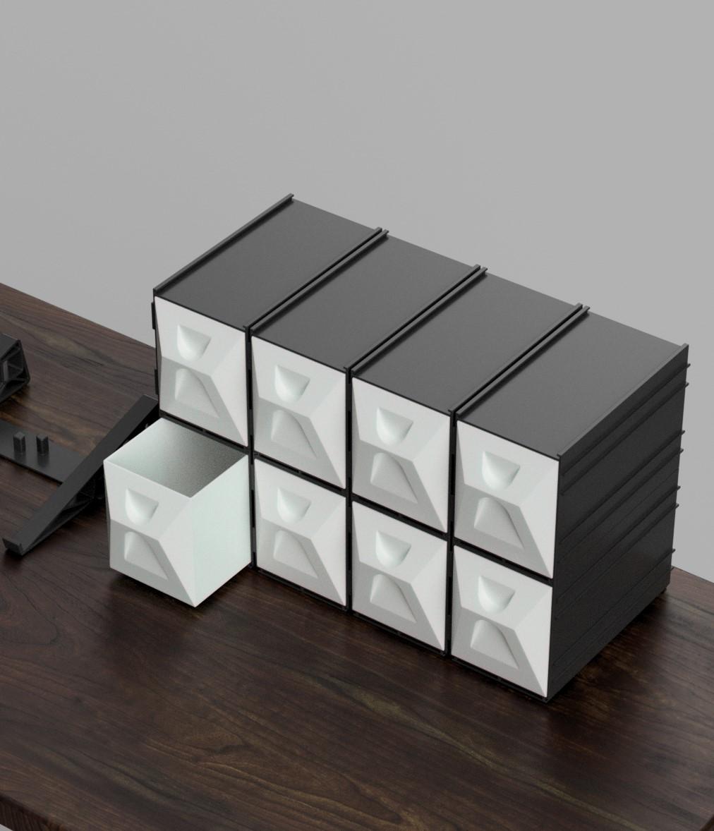 BUILT-IN STORAGE MODULES - Fast print 3d model