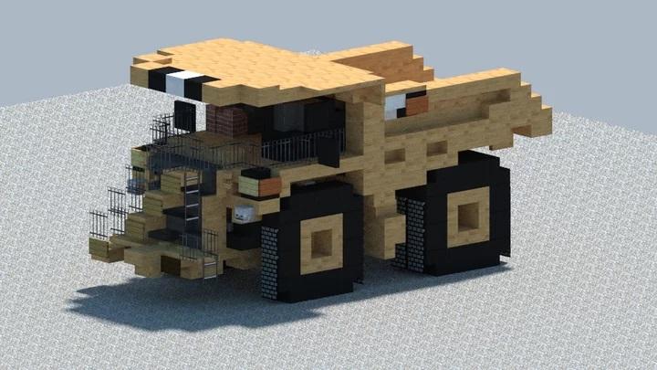 Minecraft CAT 793F Mining Truck 3d model