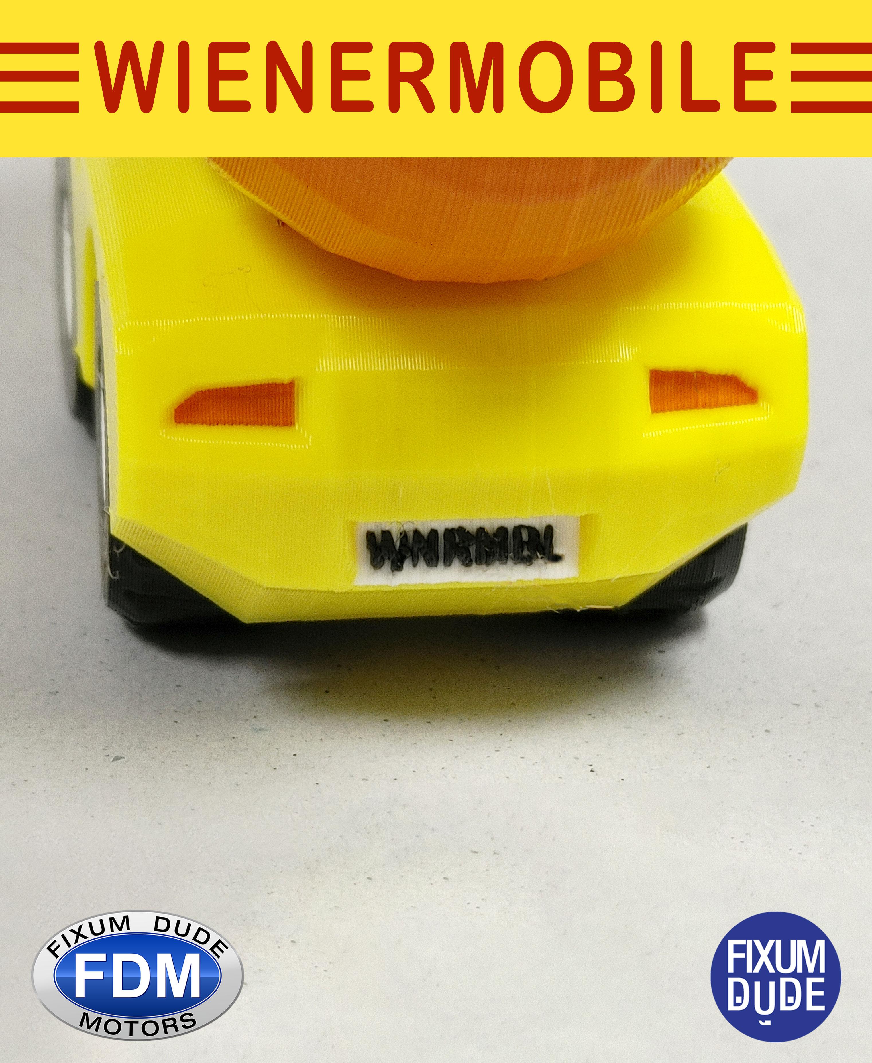 Fixum Dude Motors PiP Wienermobile 3d model