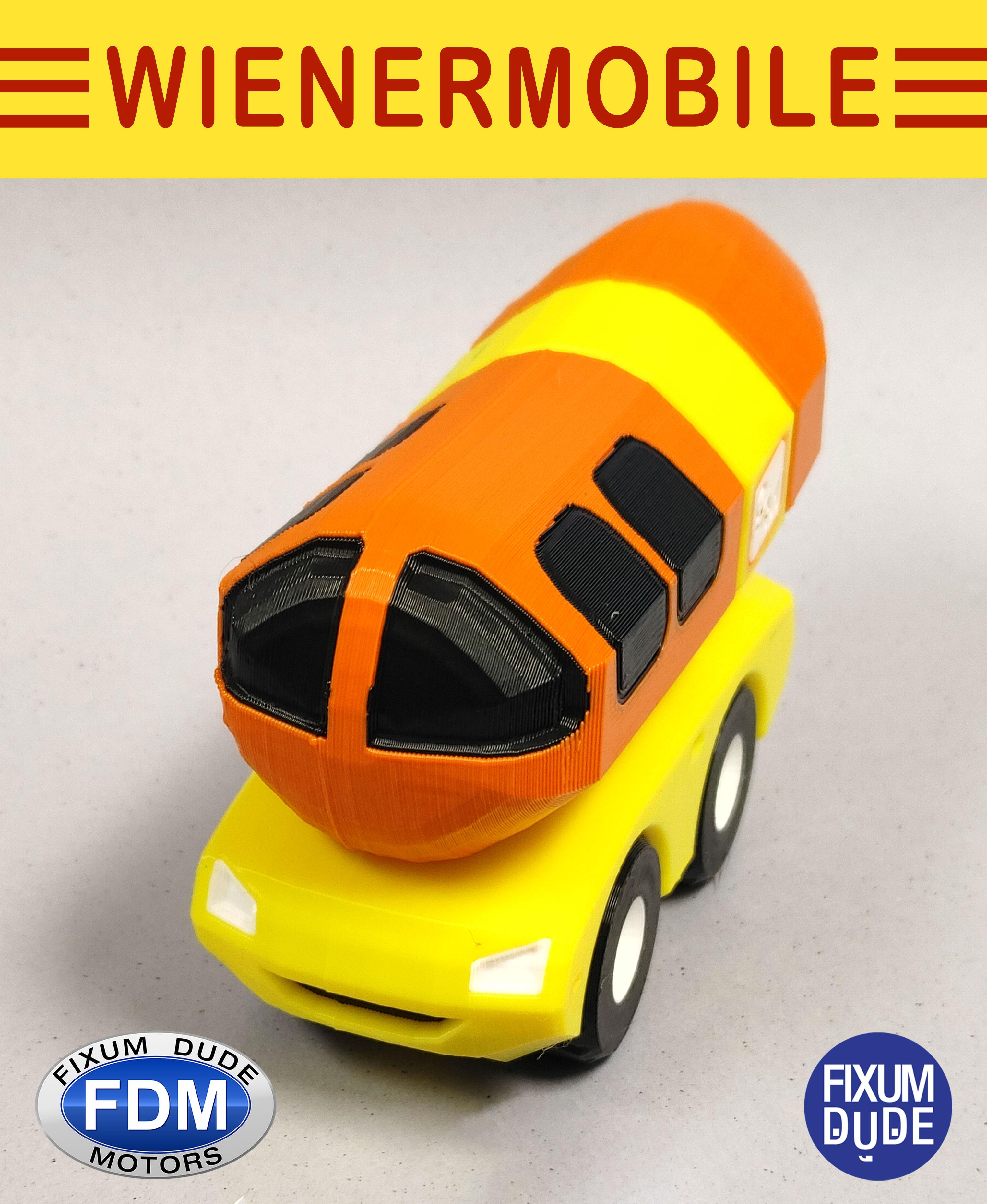 Fixum Dude Motors PiP Wienermobile 3d model