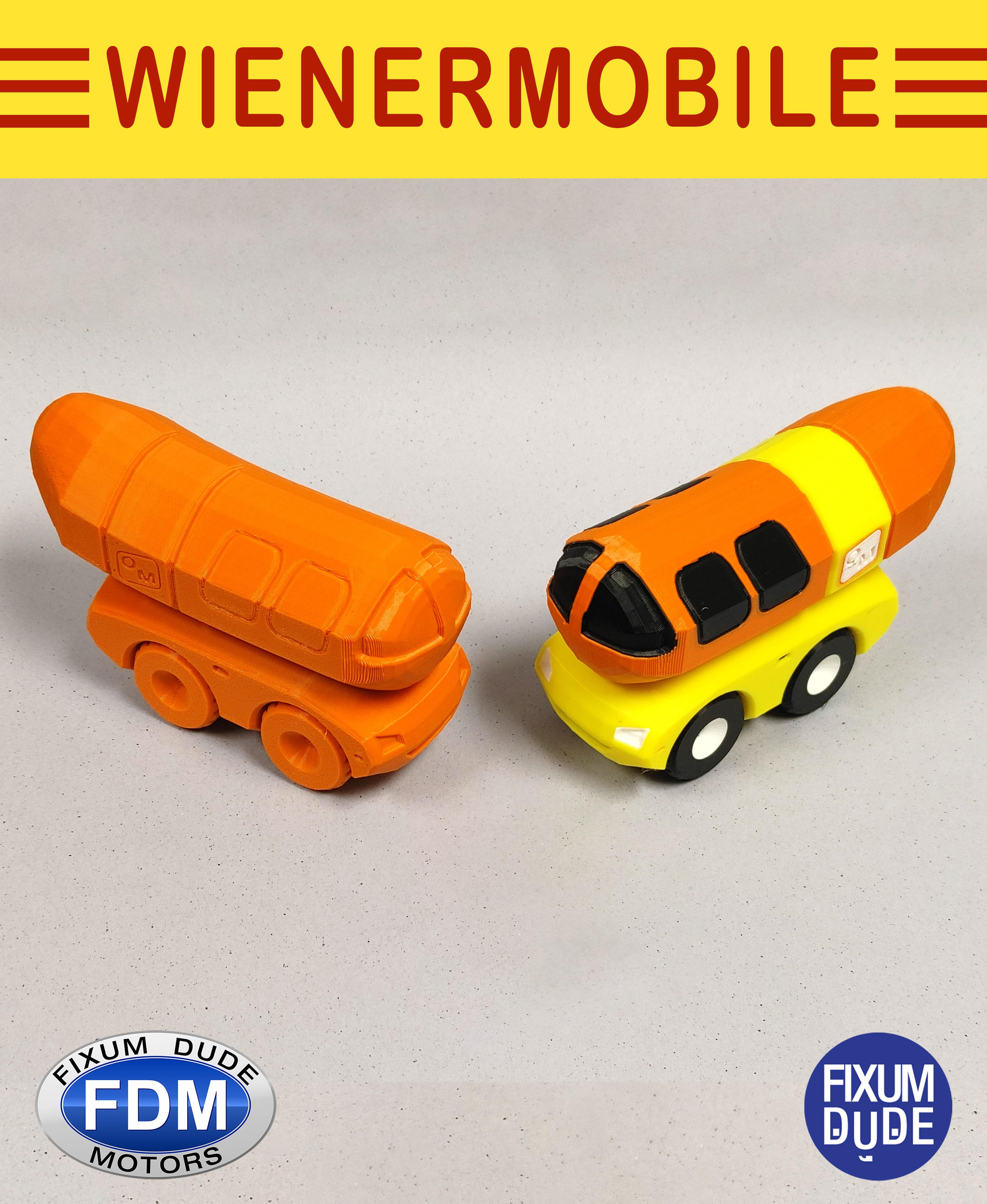 Fixum Dude Motors PiP Wienermobile 3d model