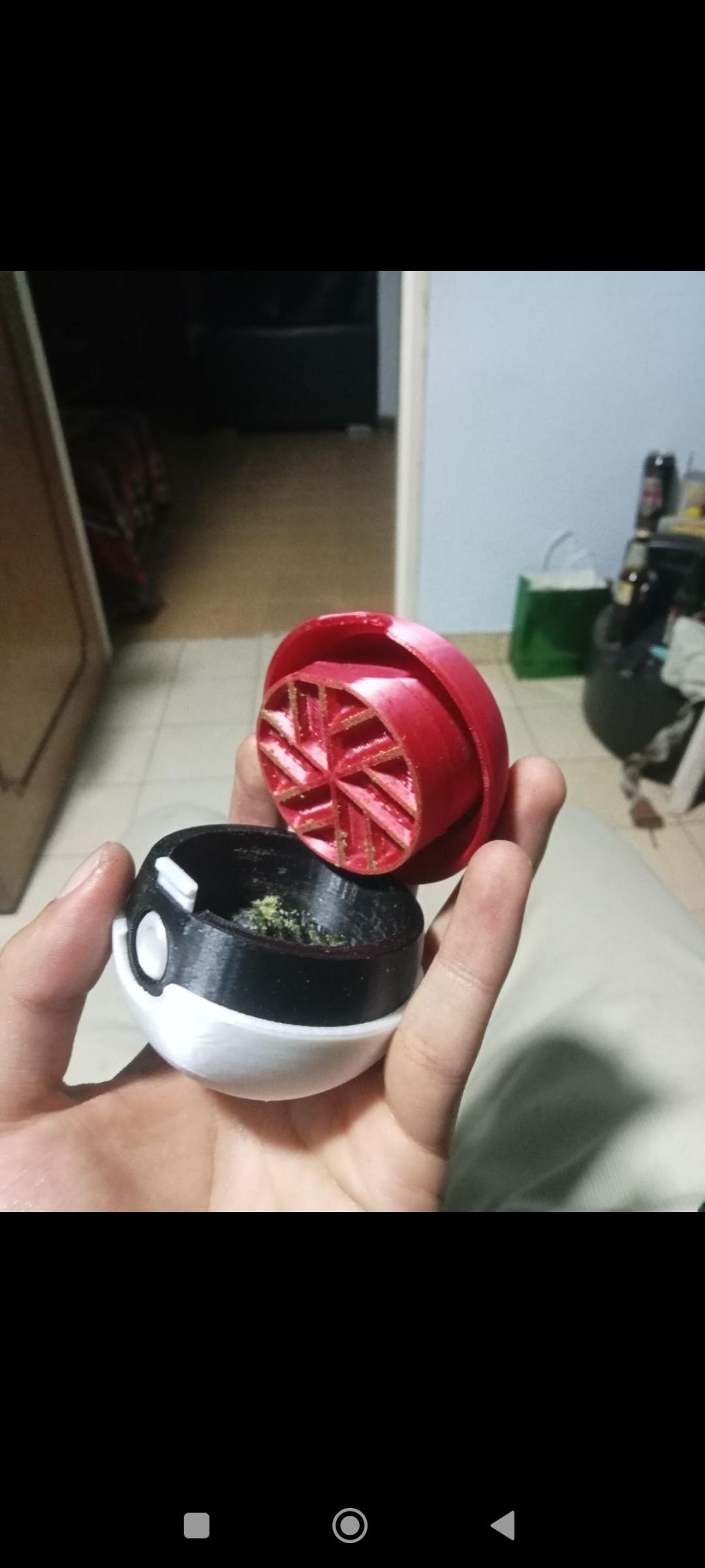 Pokeball Grinder 3d model