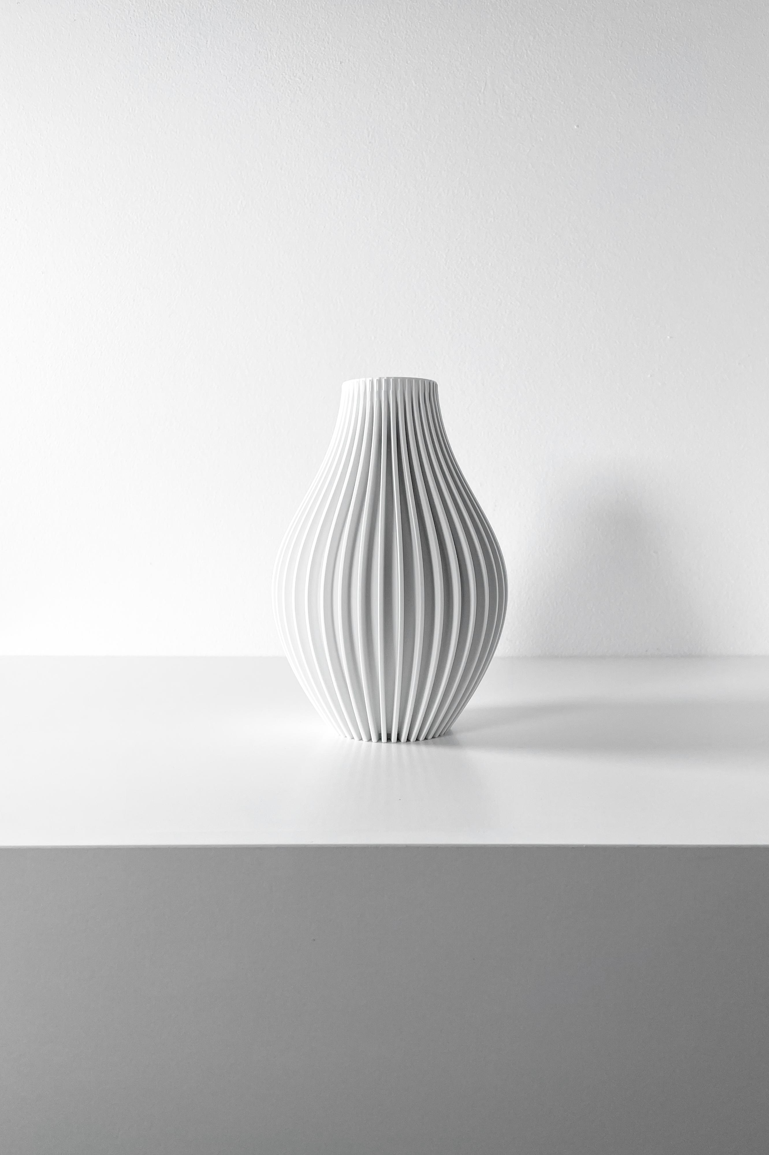 The Eres Vase, Modern and Unique Home Decor for Dried and Flower Arrangements  | STL File 3d model