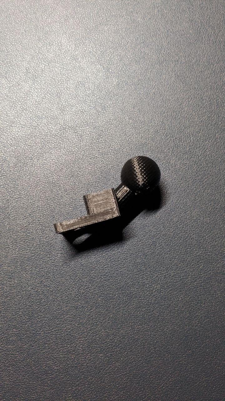 22mm Angled Ball Support for QuadLock 3d model
