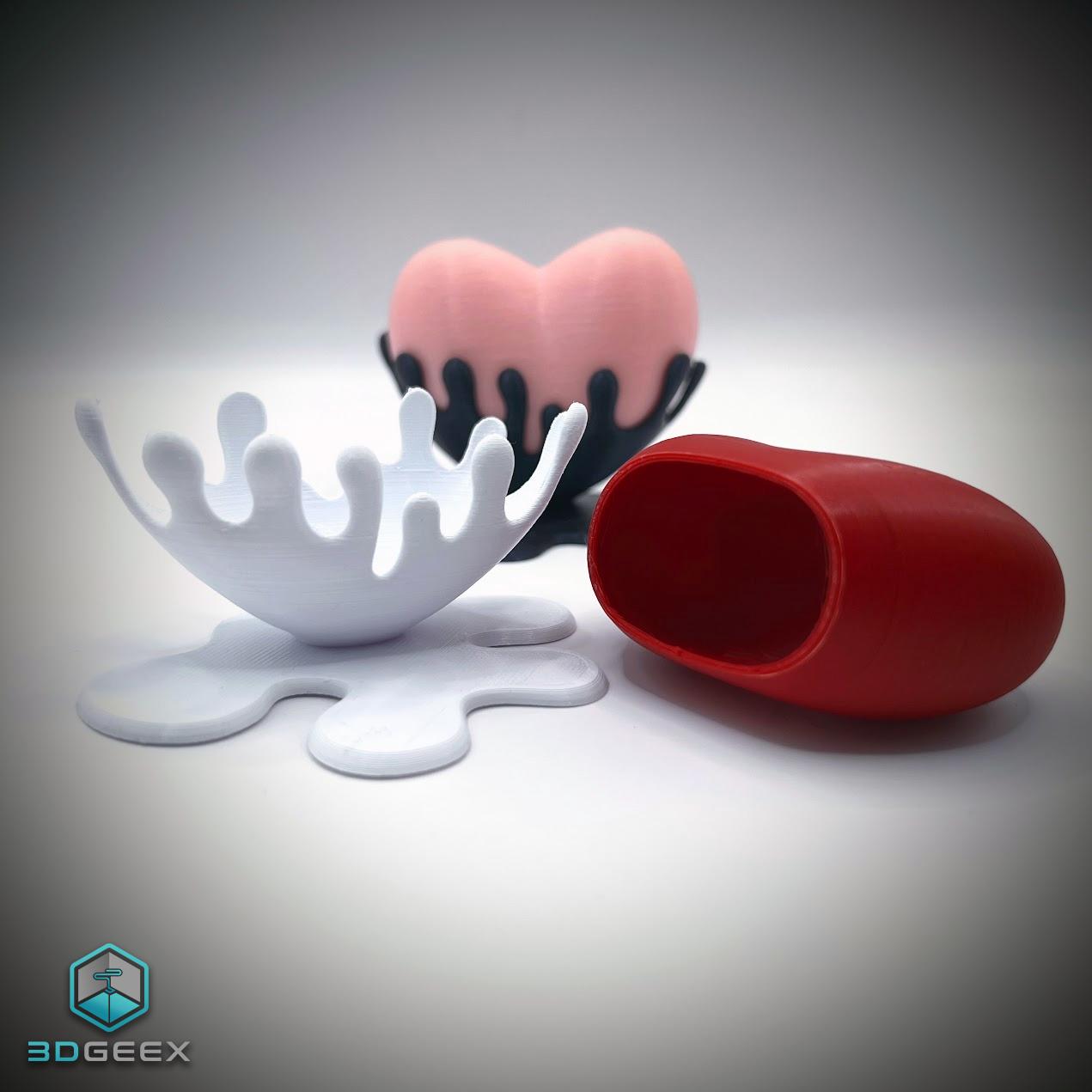 Melting Hearts Collection 3d model