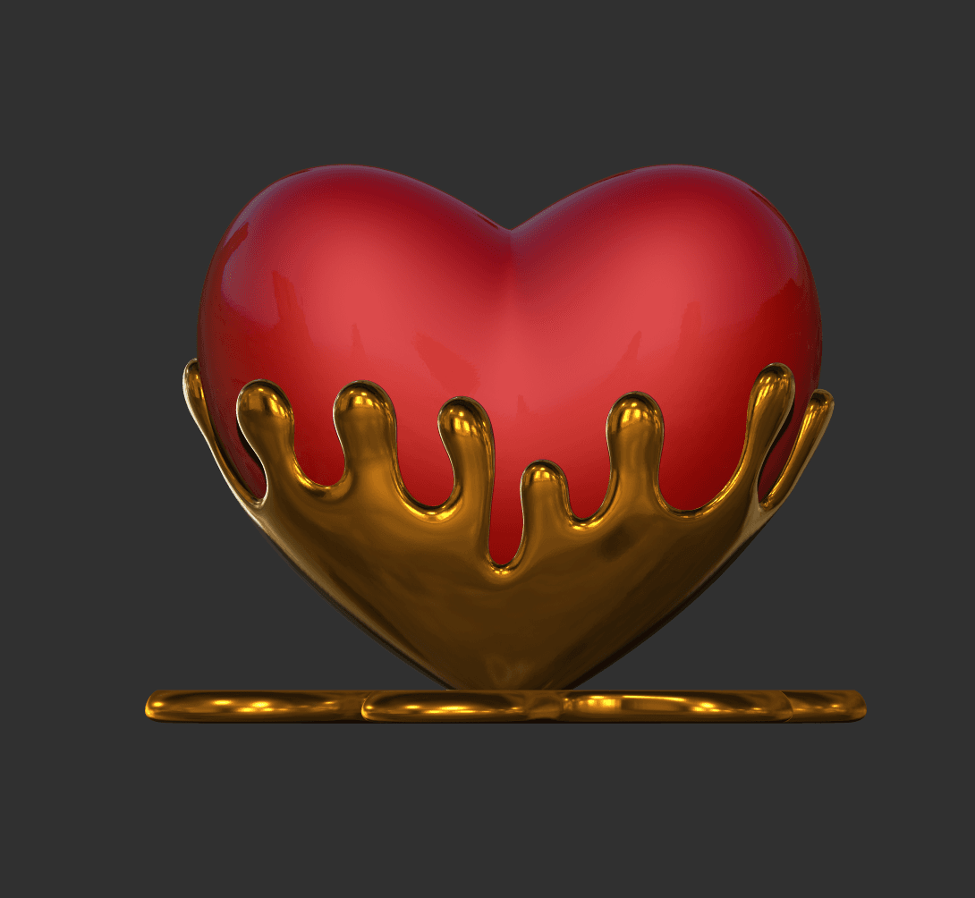 Melting Hearts Collection 3d model