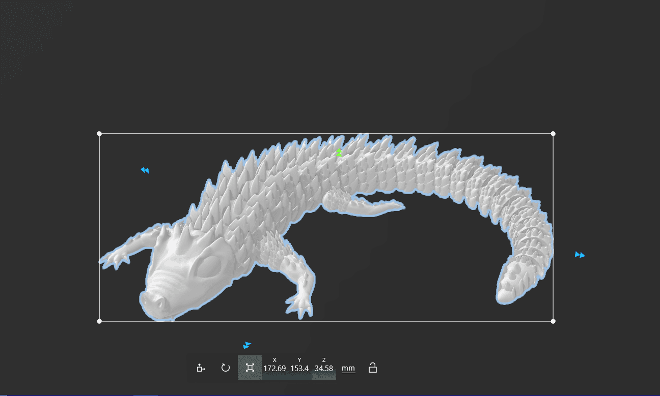 baby dragon 3d model