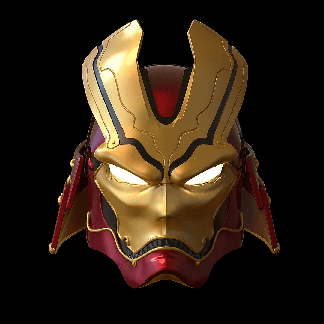 Iron Man Samurai Helmet 3d File STL 3d model