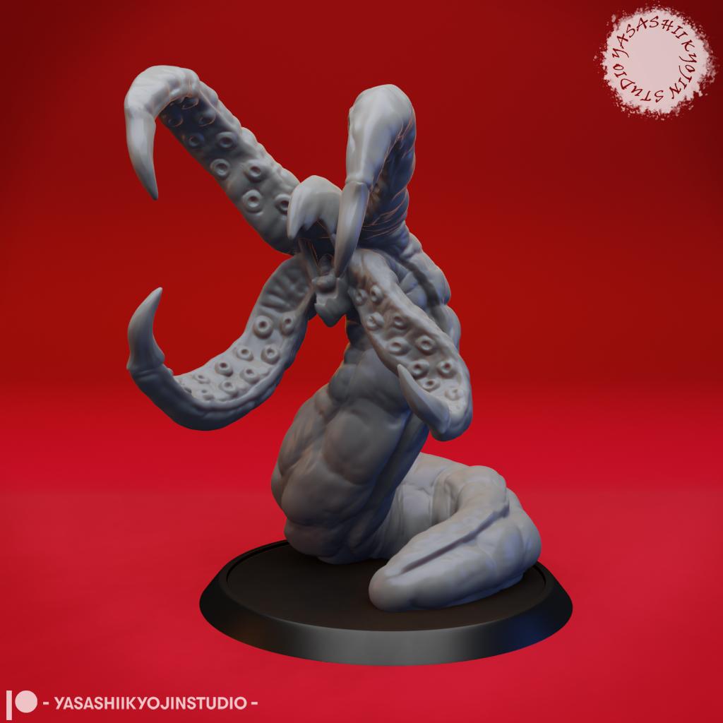 Grick - Tabletop Miniature (Pre-Supported) 3d model