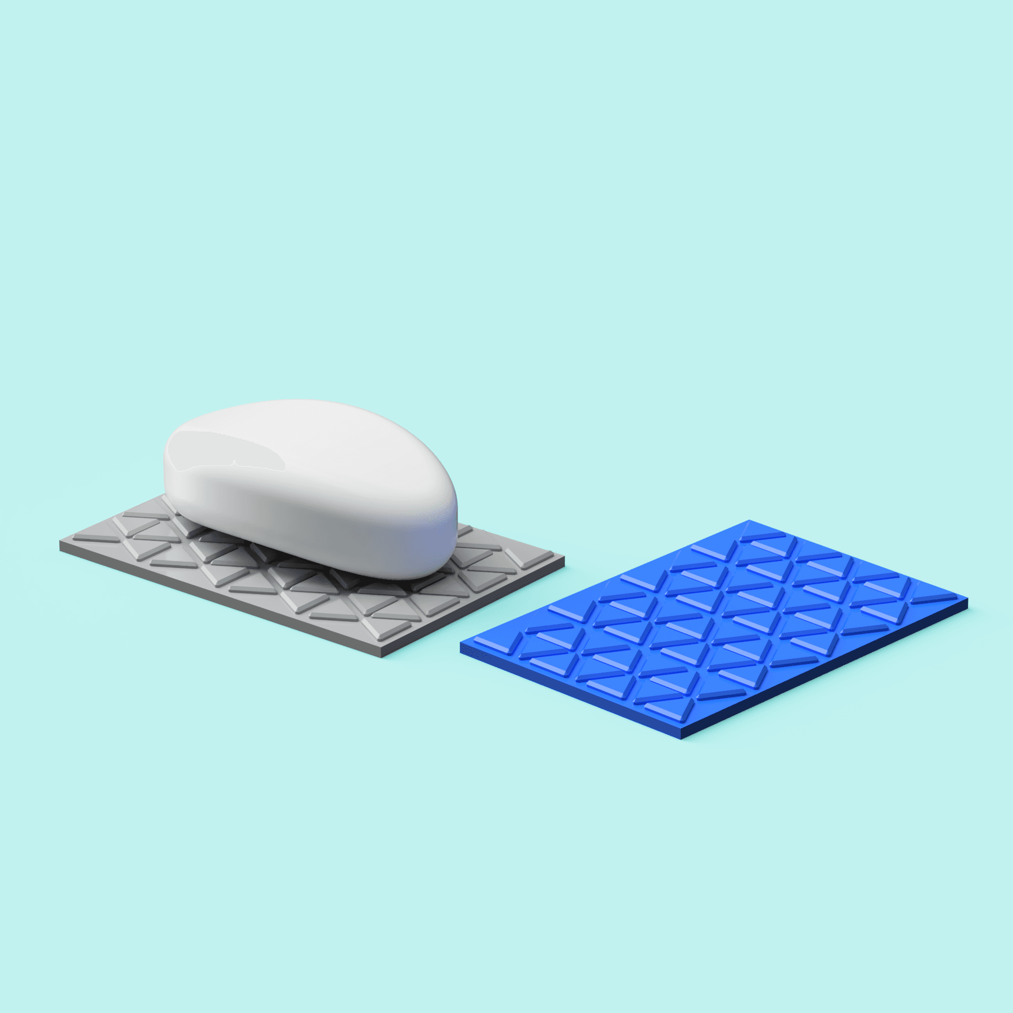 Tessellation Patterned Soap Dish  3d model