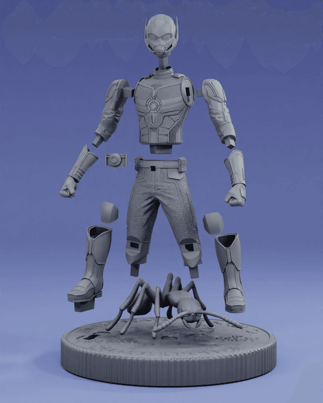 Ant Man 3 Quantumania Statue 3d Print File STL 3d model