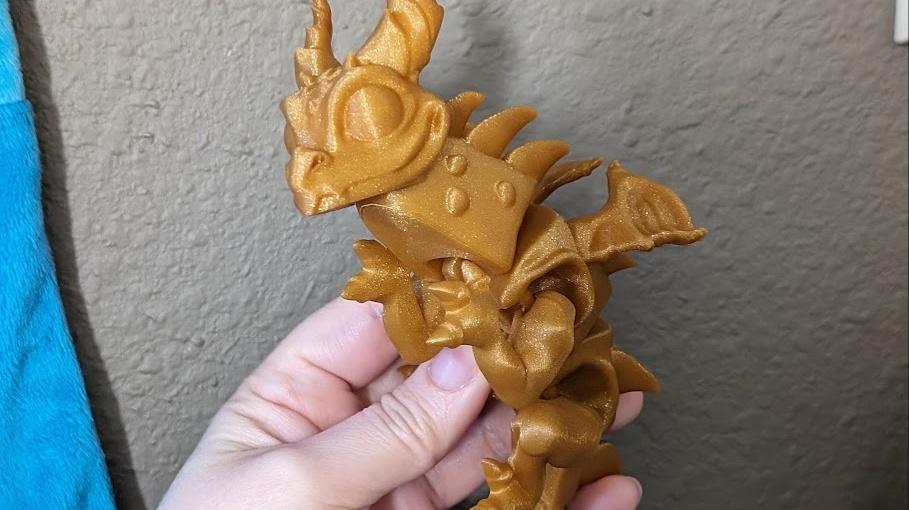 Articulated Cute Dragon 3d model