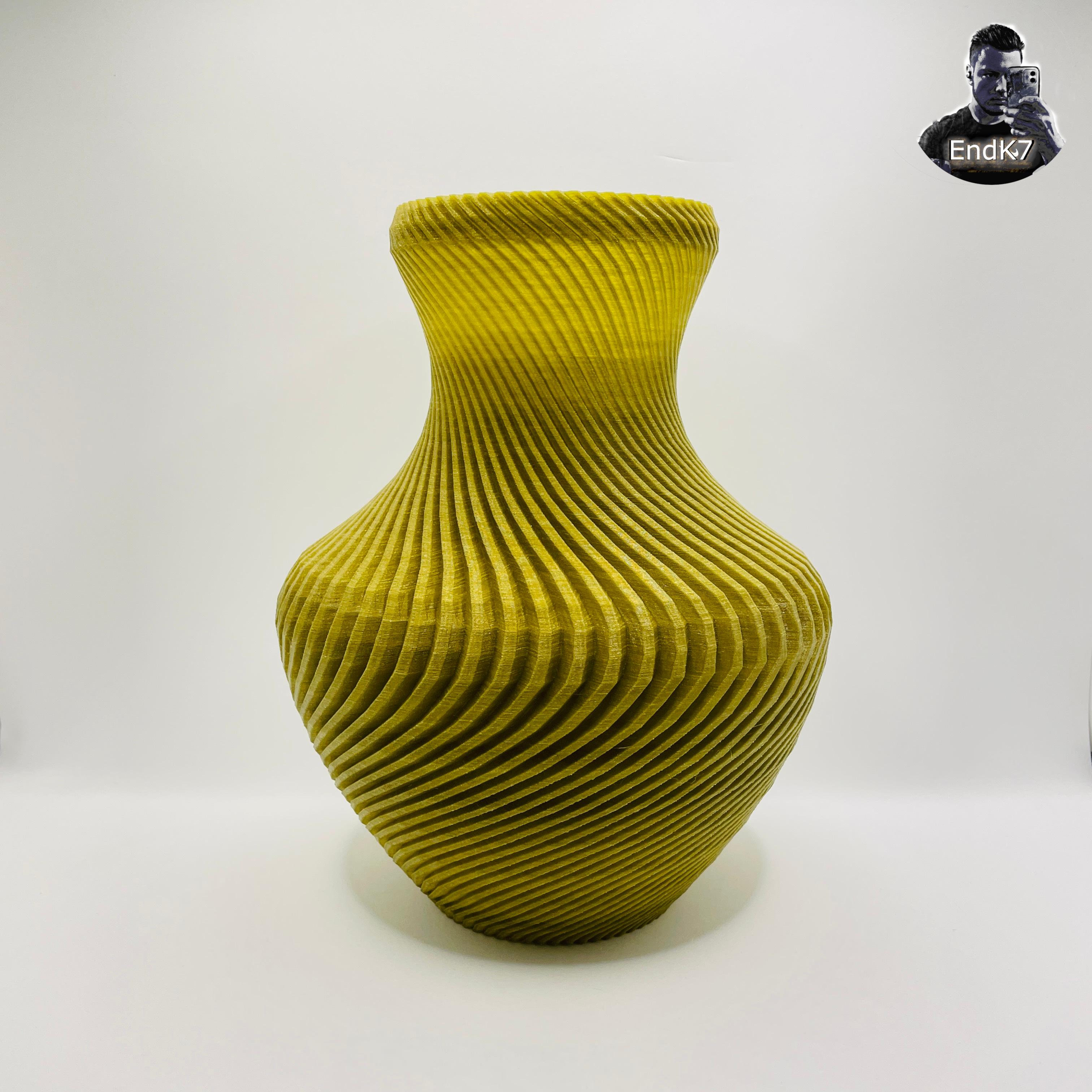 Spiral Vase Set Version Three - 4 Designs 3d model