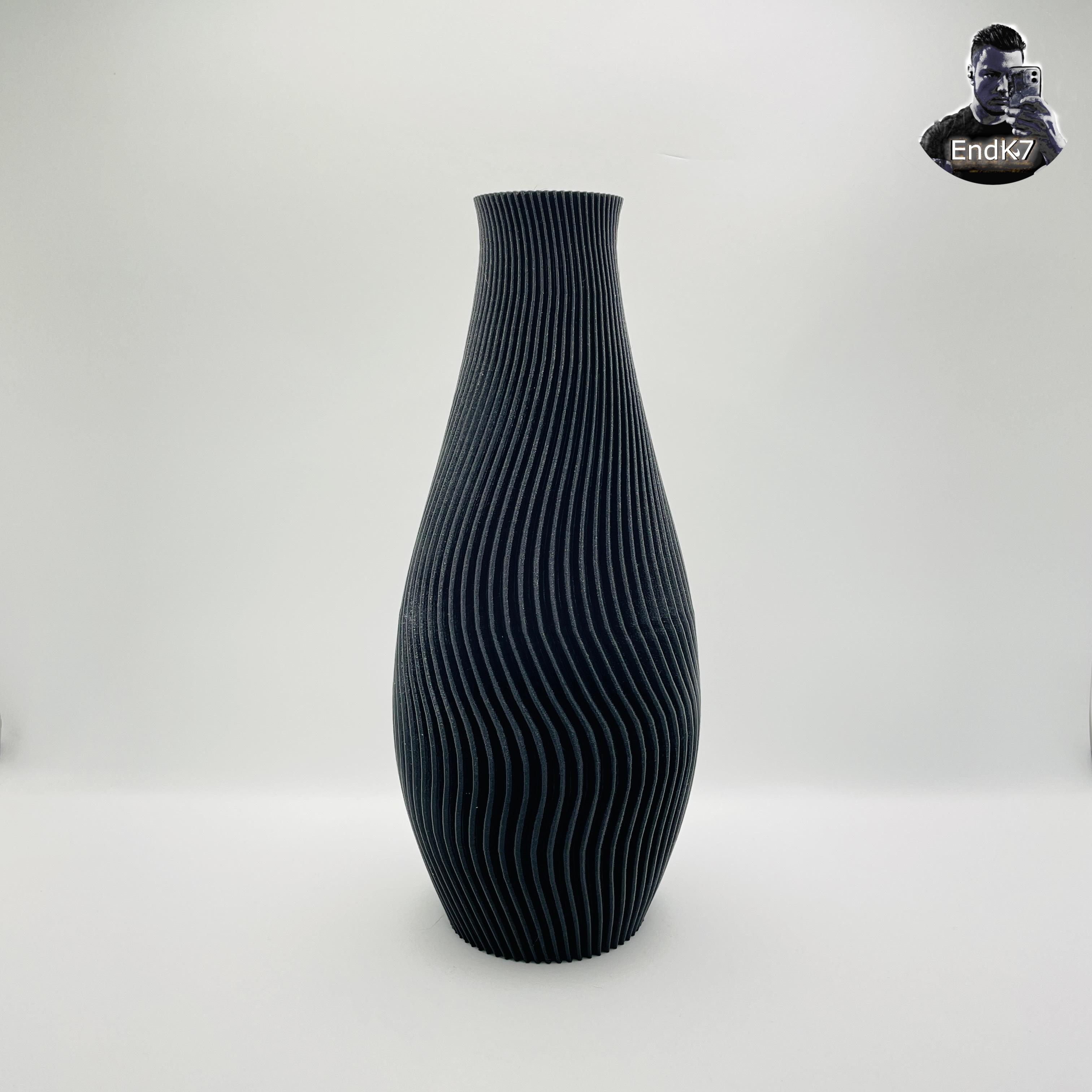 Spiral Vase Set Version Three - 4 Designs 3d model