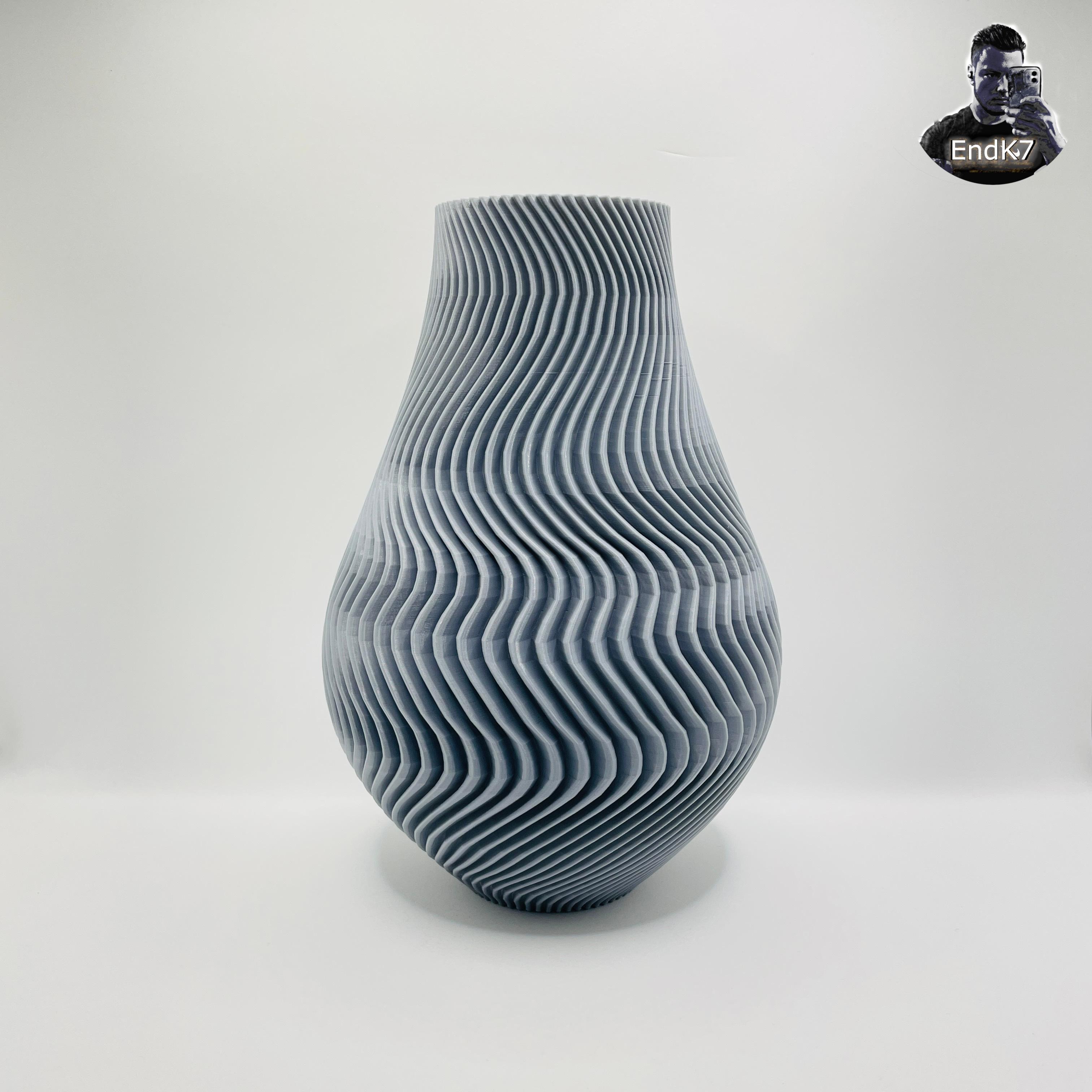 Spiral Vase Set Version Three - 4 Designs 3d model