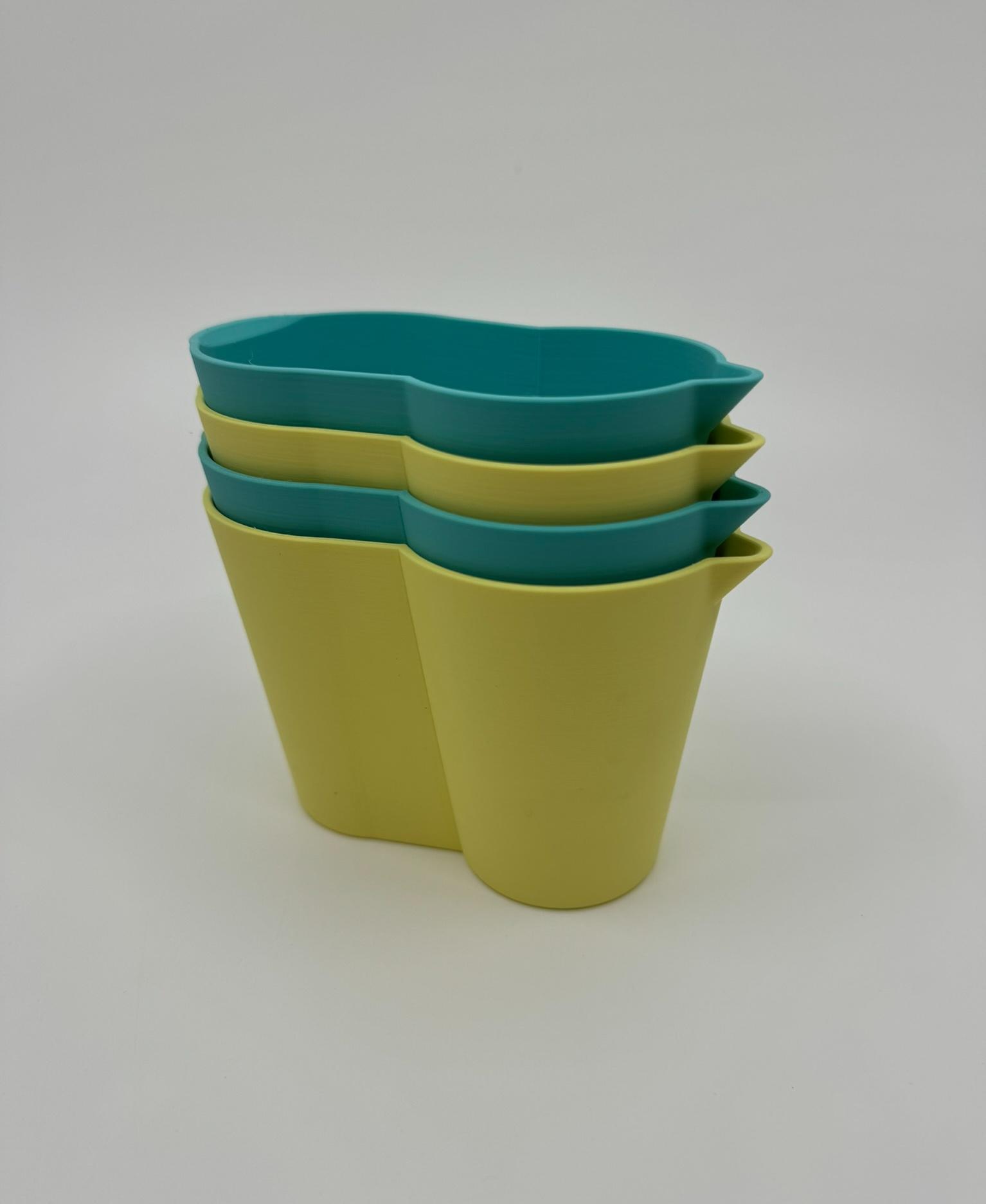 Stacking Water Play Cups 3d model