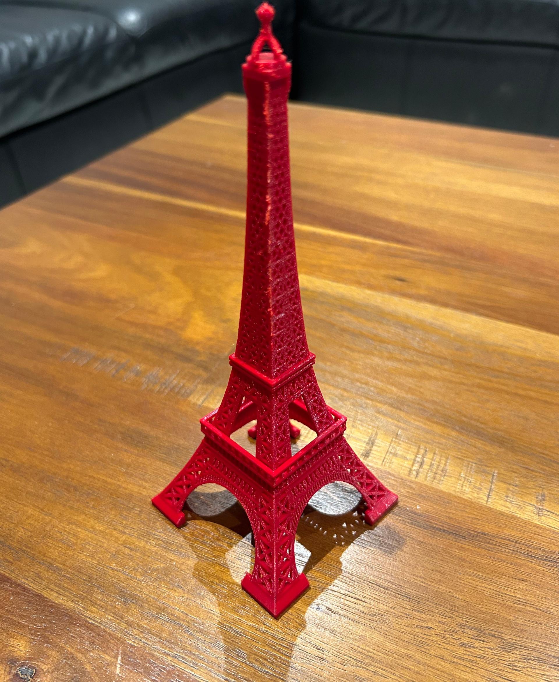 Eiffel Tower support free 3D Printable - Printed it on my channel!
https://www.youtube.com/watch?v=FWhZCUWI6pg
 - 3d model