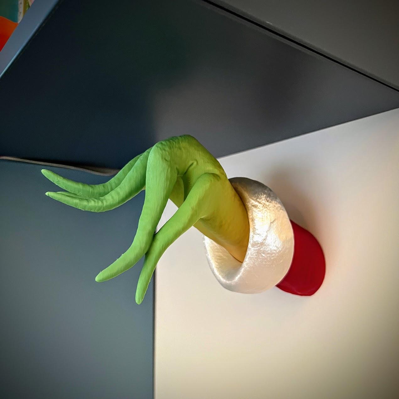 The Grinch Hand Wall Mount 3d model
