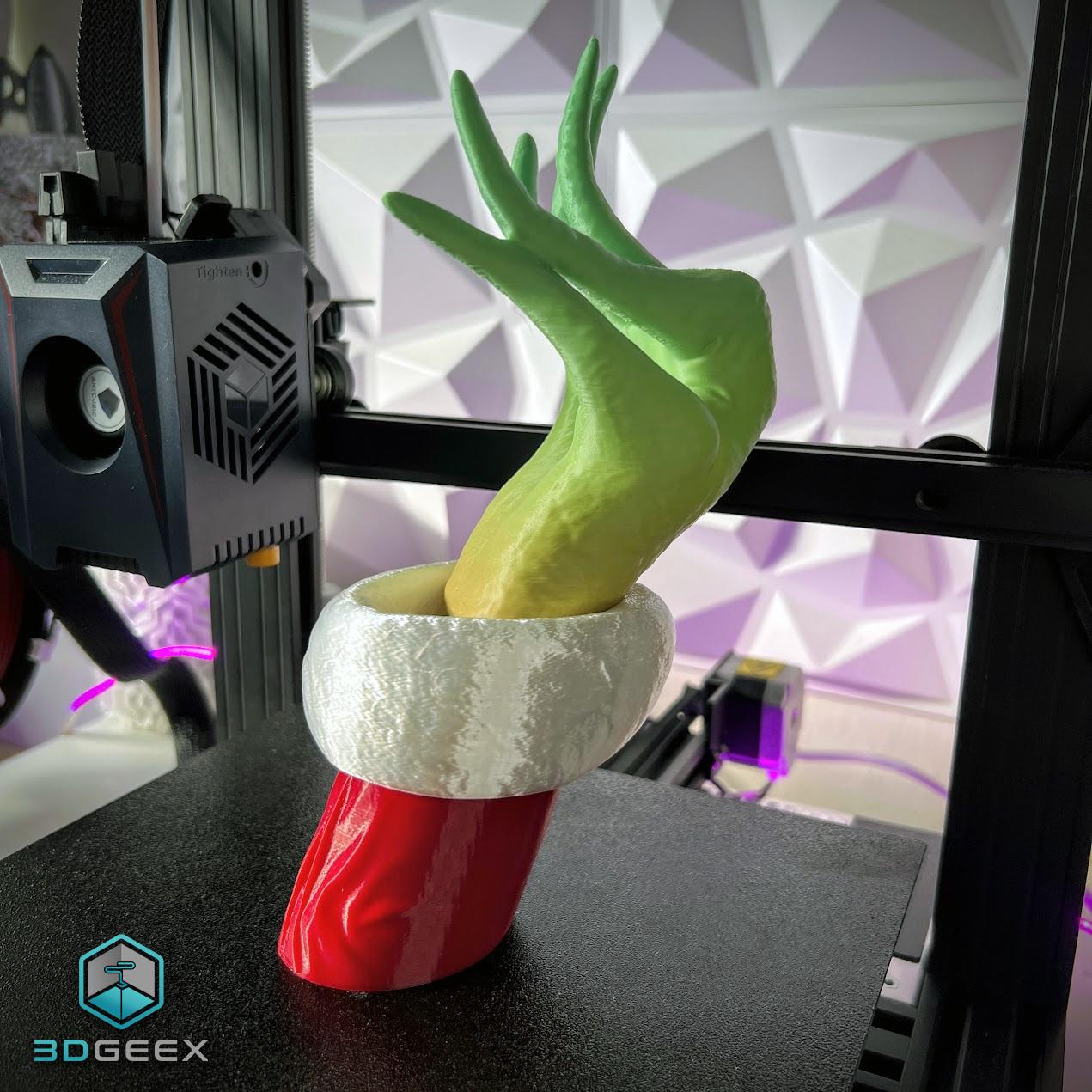 The Grinch Hand Wall Mount 3d model