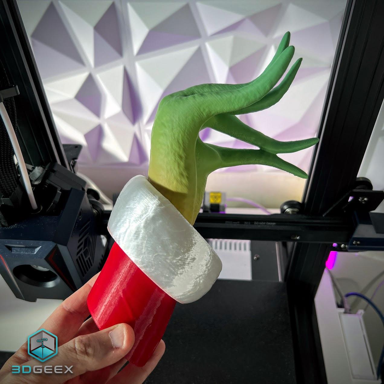 The Grinch Hand Wall Mount 3d model