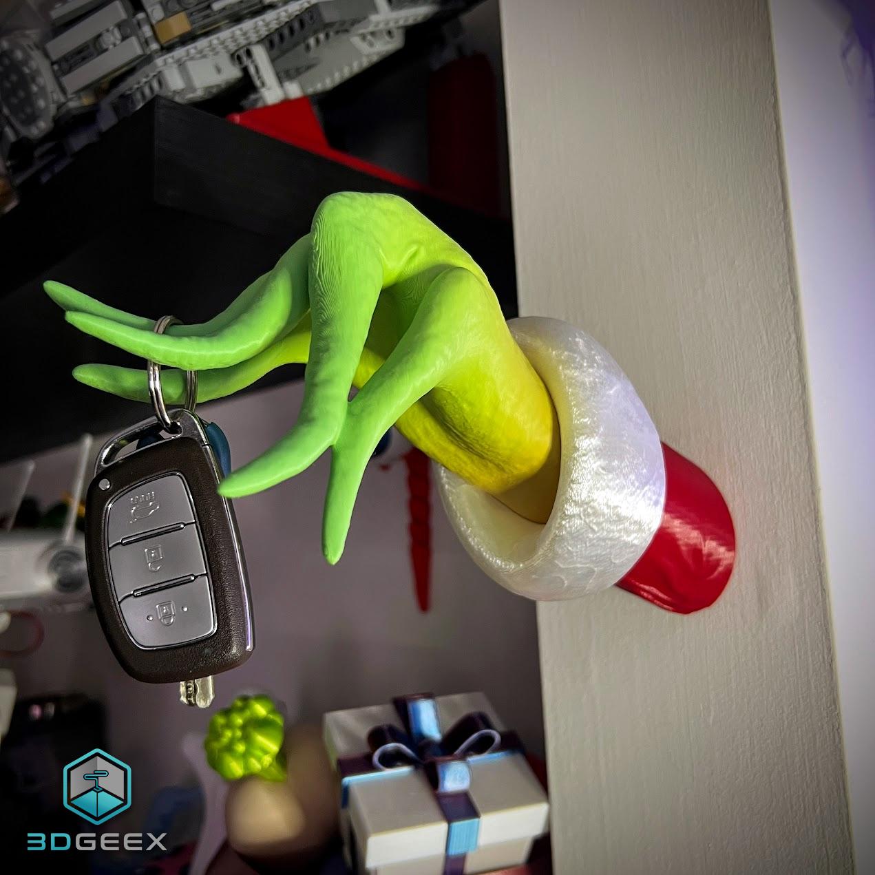 The Grinch Hand Wall Mount 3d model