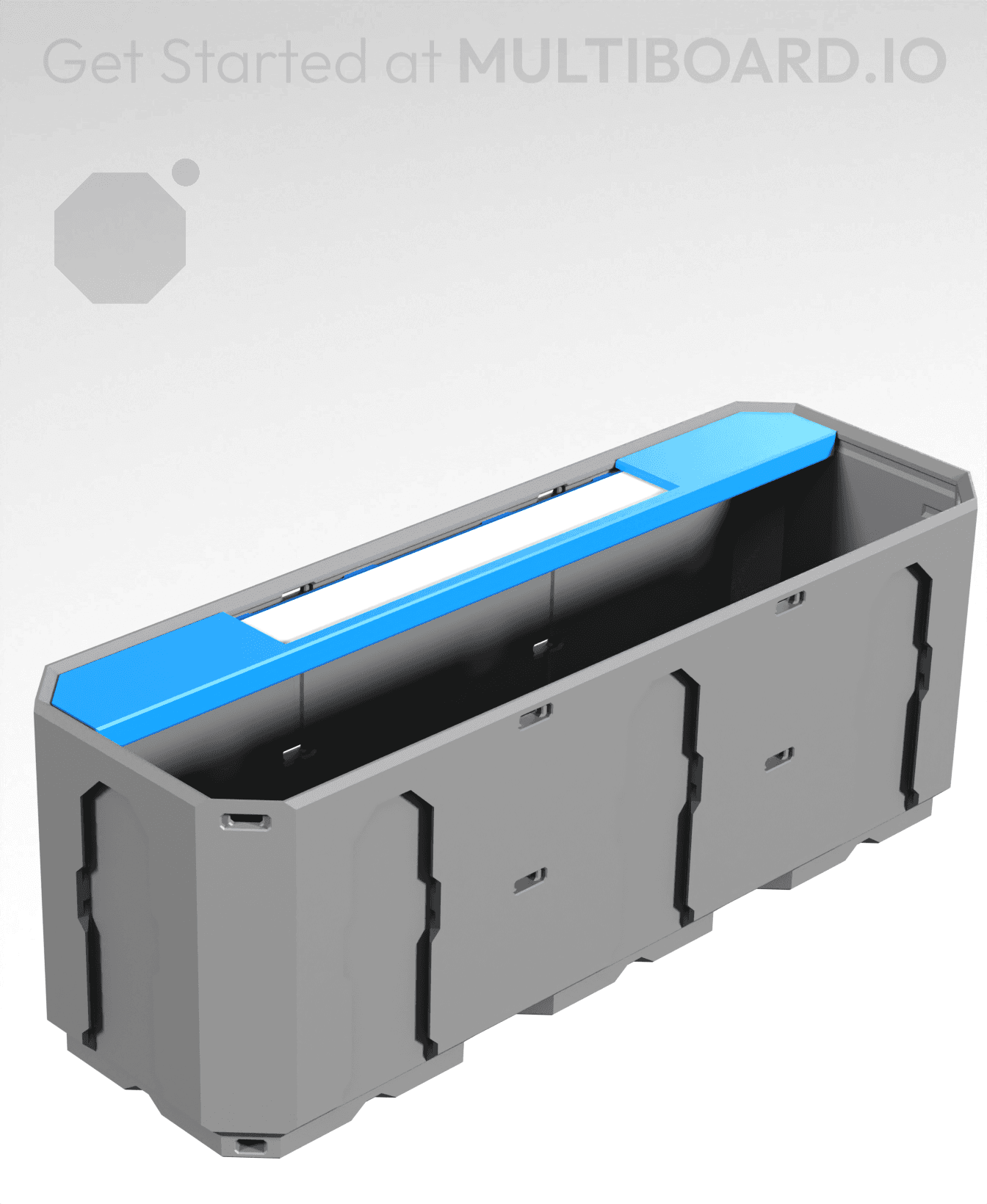 3L - Label Holder - Multibin Shell 3d model