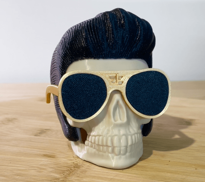 Elvis Presley Skull / Multiparts 3d model