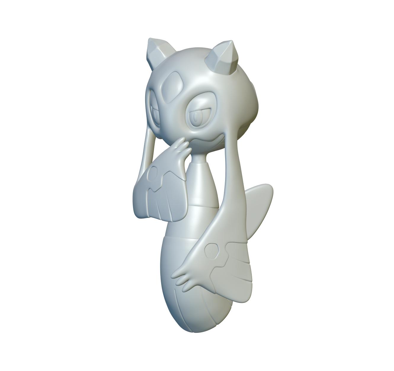 Pokemon Froslass #478 - Optimized for 3D Printing 3d model