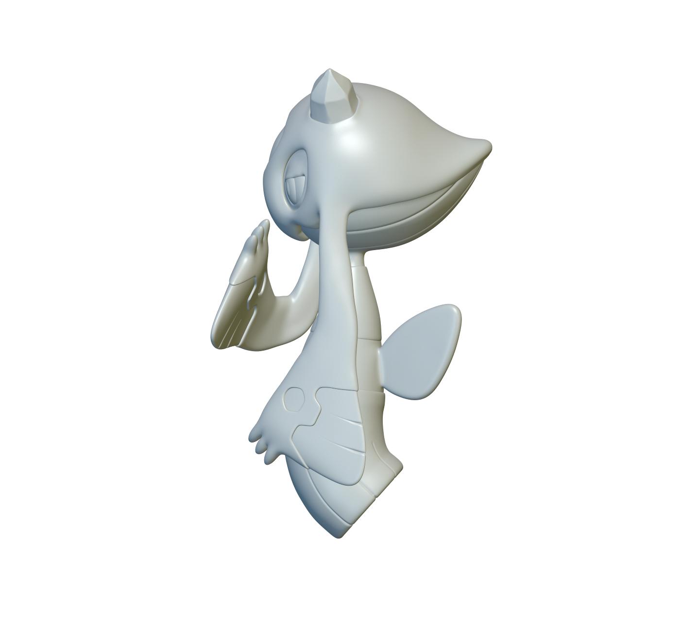 Pokemon Froslass #478 - Optimized for 3D Printing 3d model