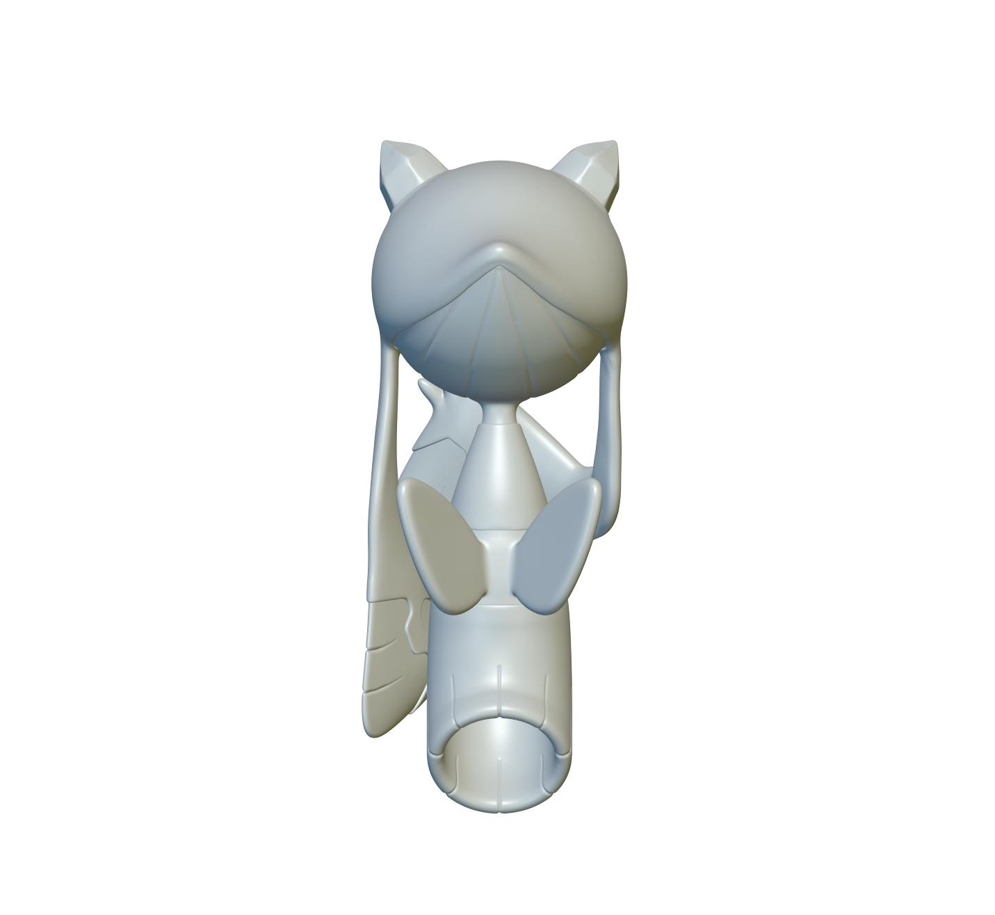 Pokemon Froslass #478 - Optimized for 3D Printing 3d model